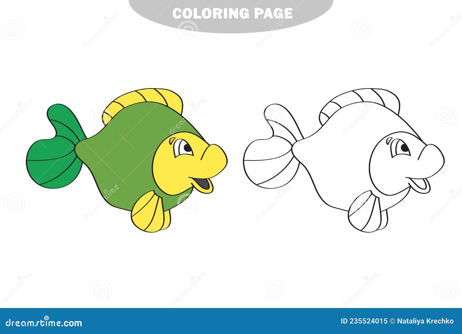 1,510,496 Fish Colouring Images, Stock Photos & Vectors | Shutterstock