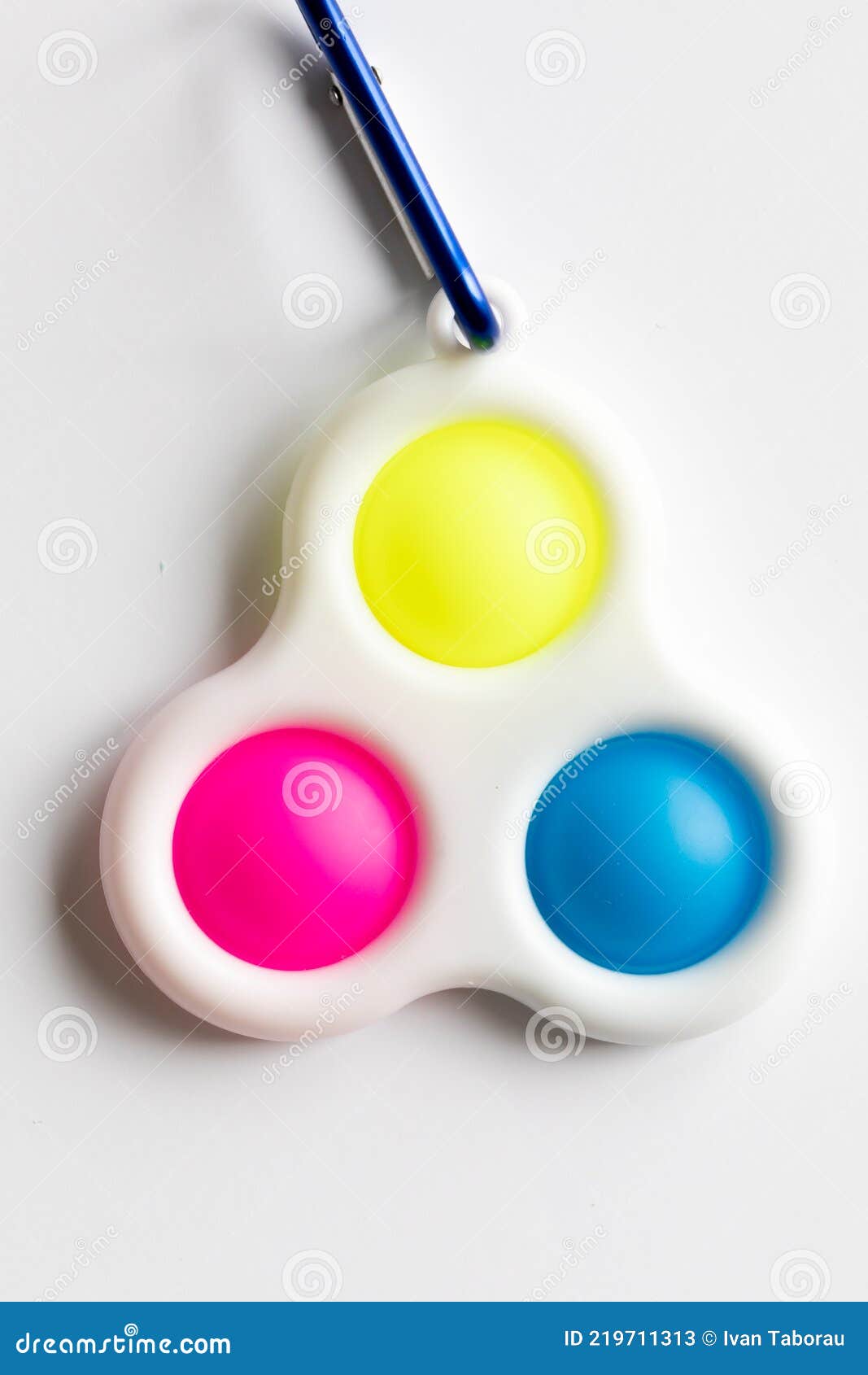 Simple Dimple Fidget Toy, Colorful Anti-stress Game Isolated on White  Background Stock Image - Image of autism, calming: 219711313