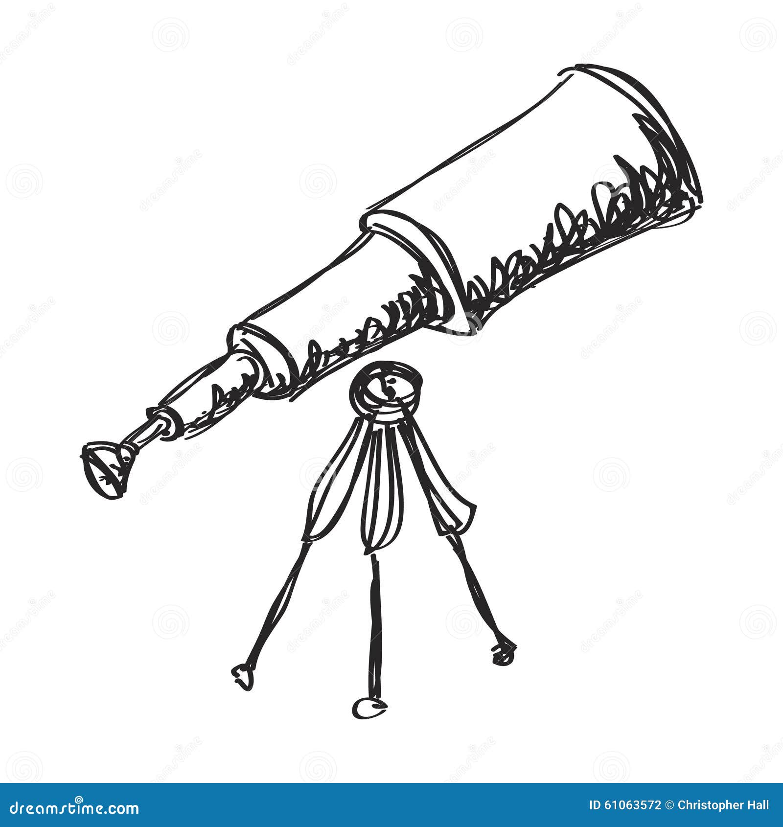 telescope clipart black and white - photo #20