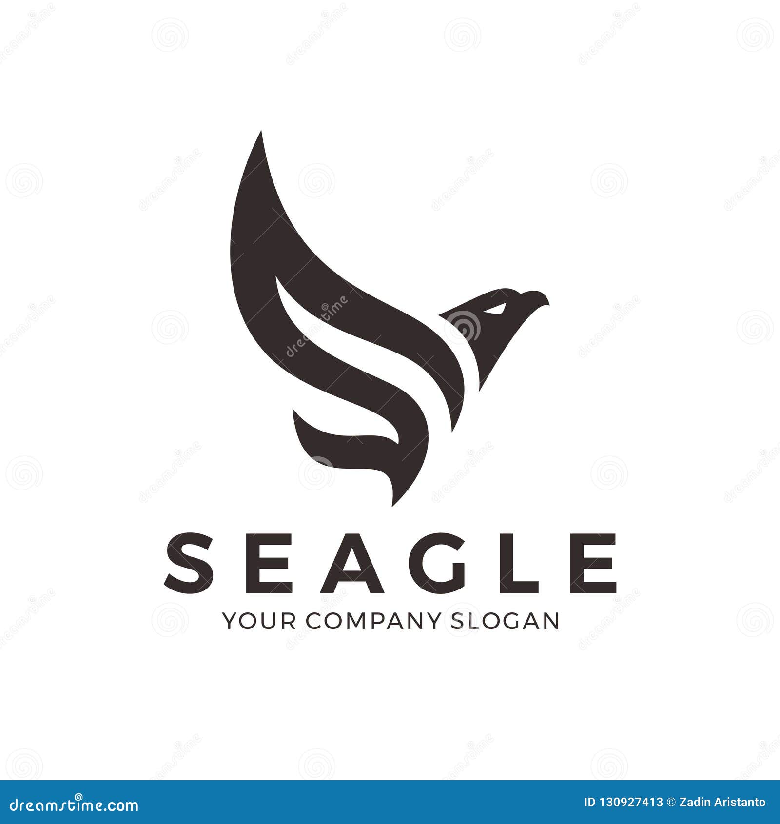 simple eagle logo  template