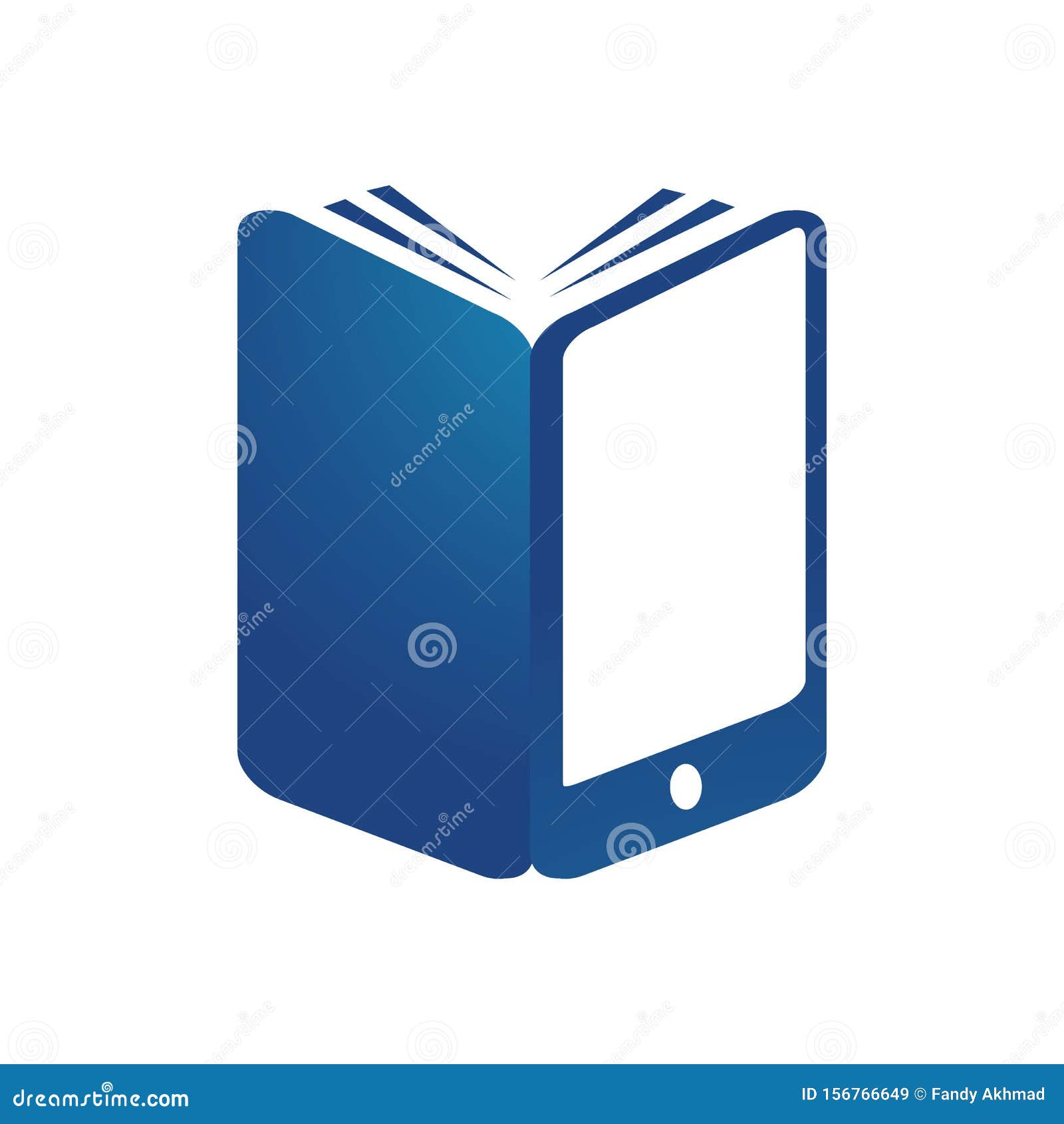 Ebook Logo Vector Illustration 56104874