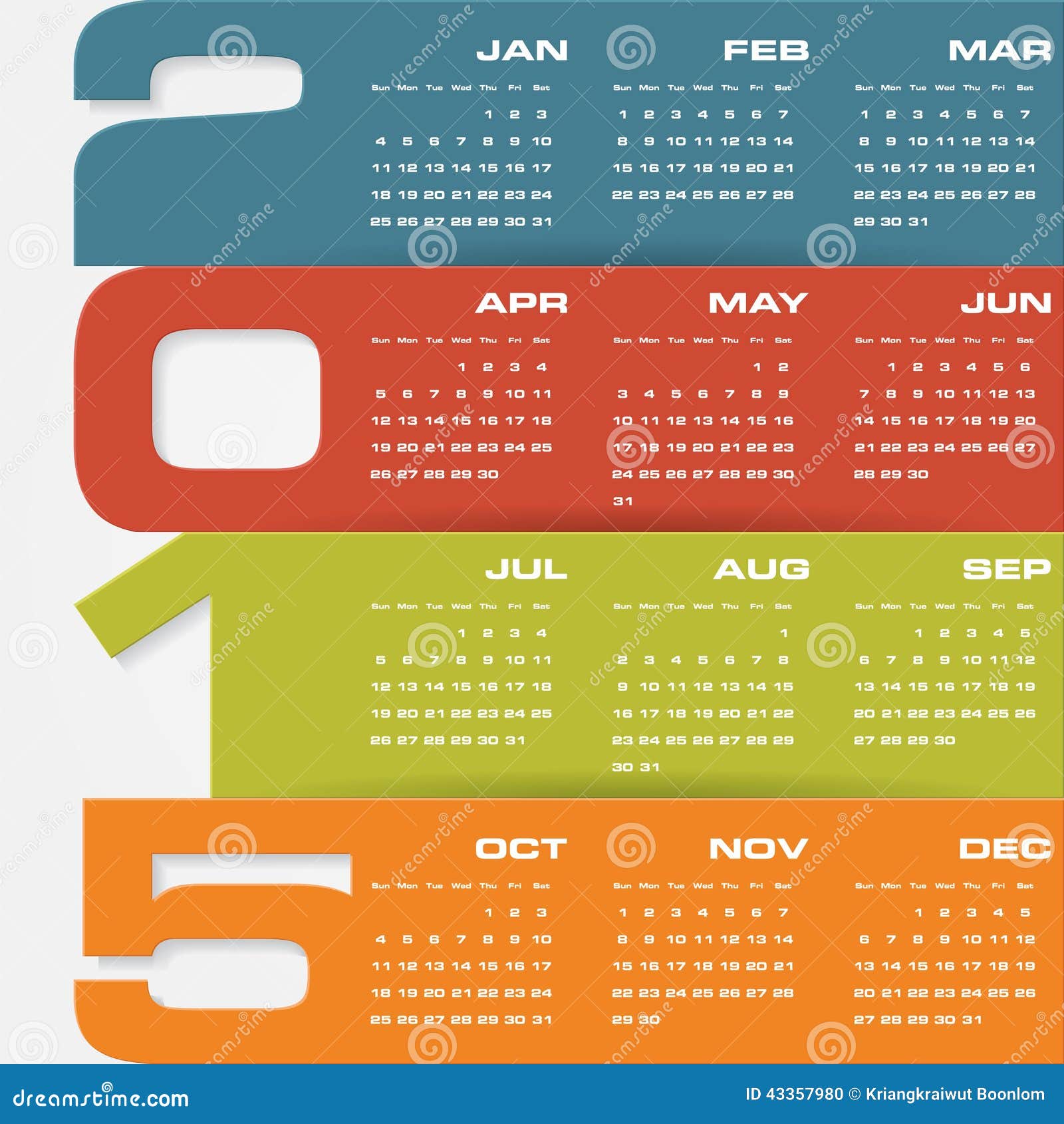 Simple Editable Vector Calendar 15 Stock Vector Illustration Of Page Card Simple Editable Vector Calendar 15 Stock Vector Illustration Of Page Card