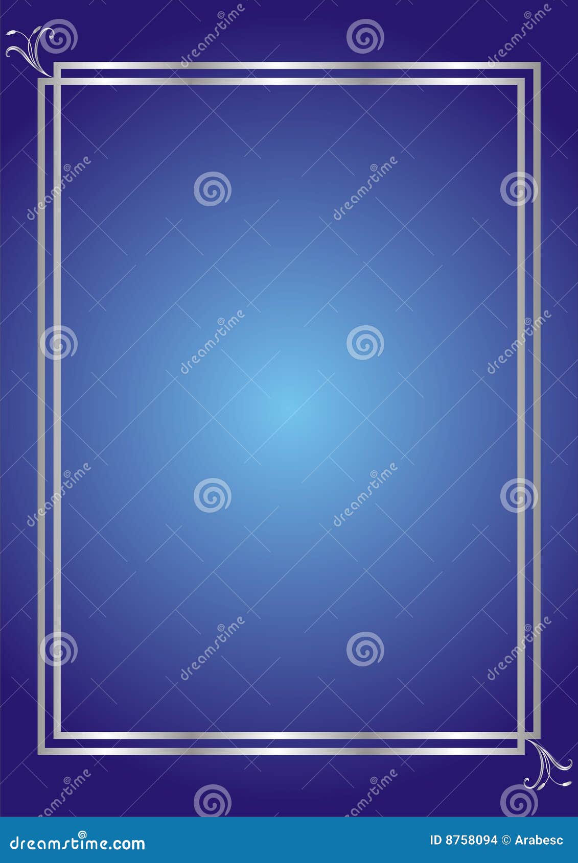 Elegant Frame Template Victorian Style And Set To Create A Monograph