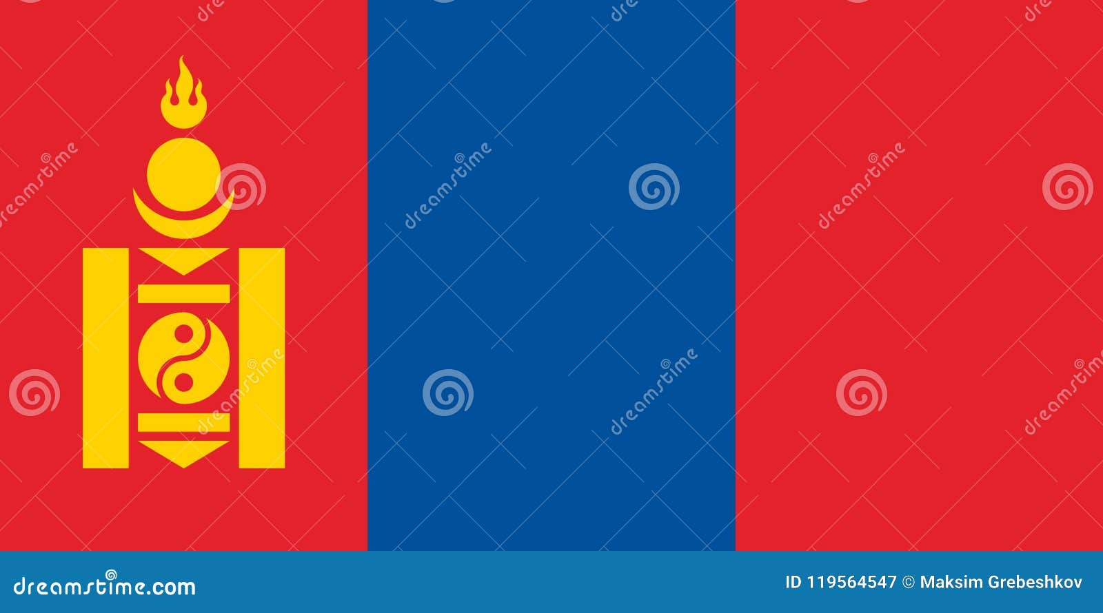Simple Flag Correct Size, Proportion, Colors. Stock Vector ...