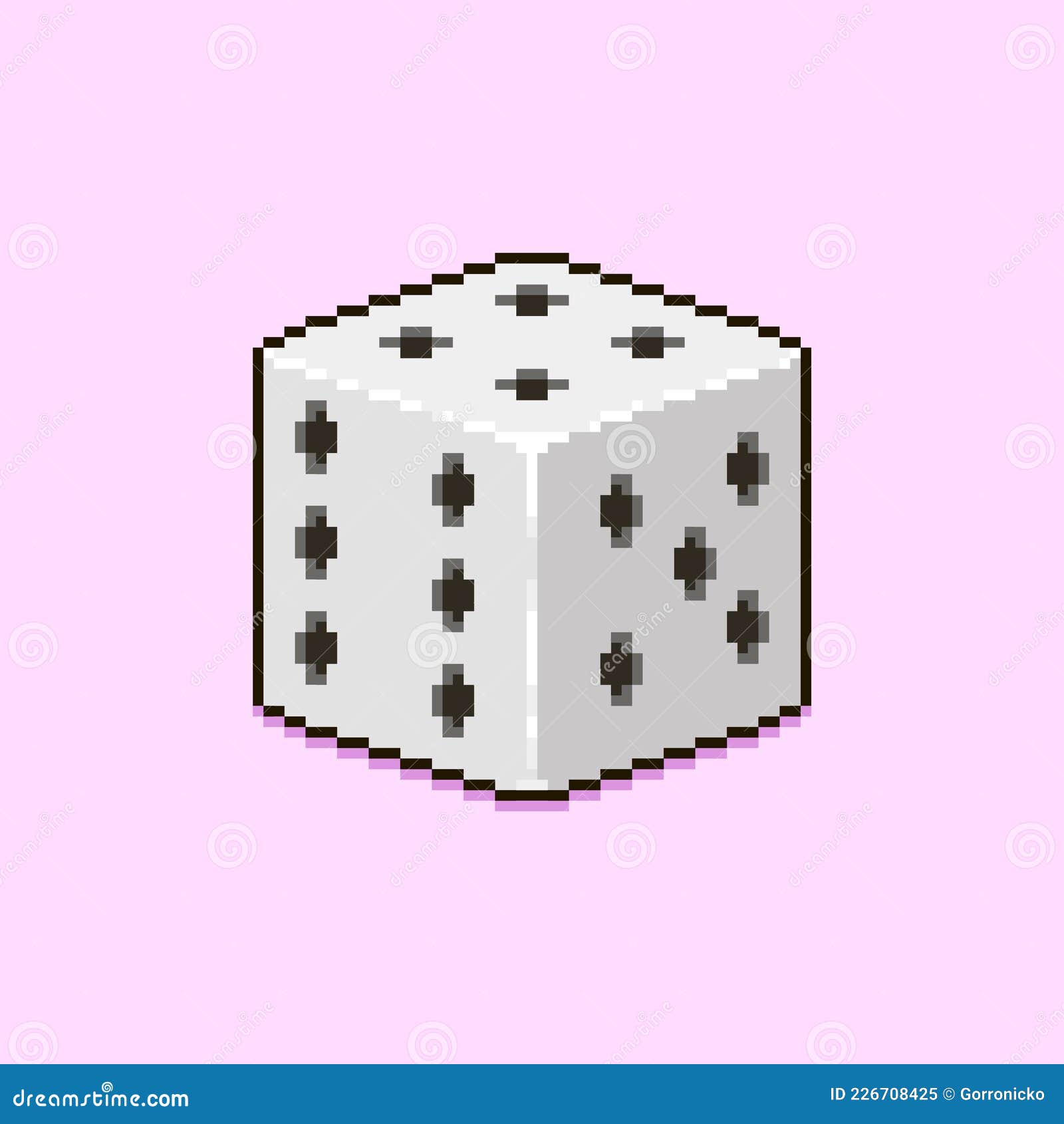 Animated dice roll game asset