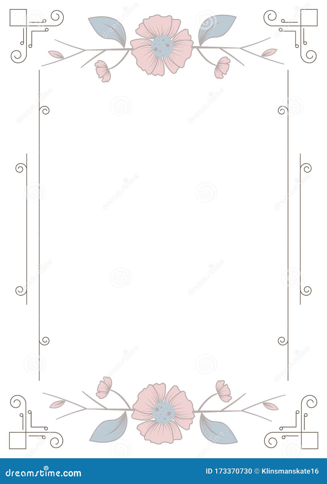 simple flower border designs