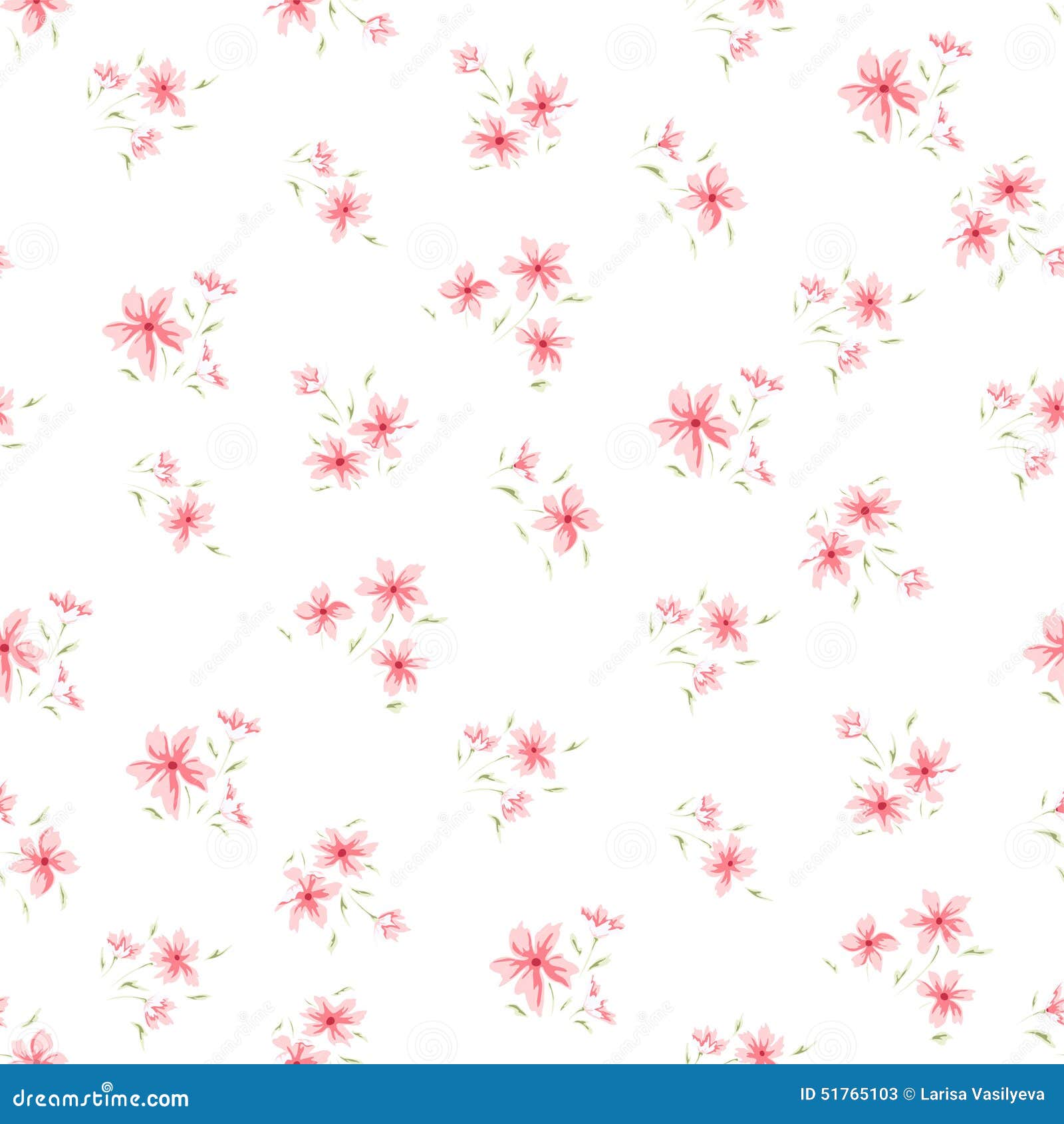 Simple flower pattern 3 stock vector. Illustration of ...