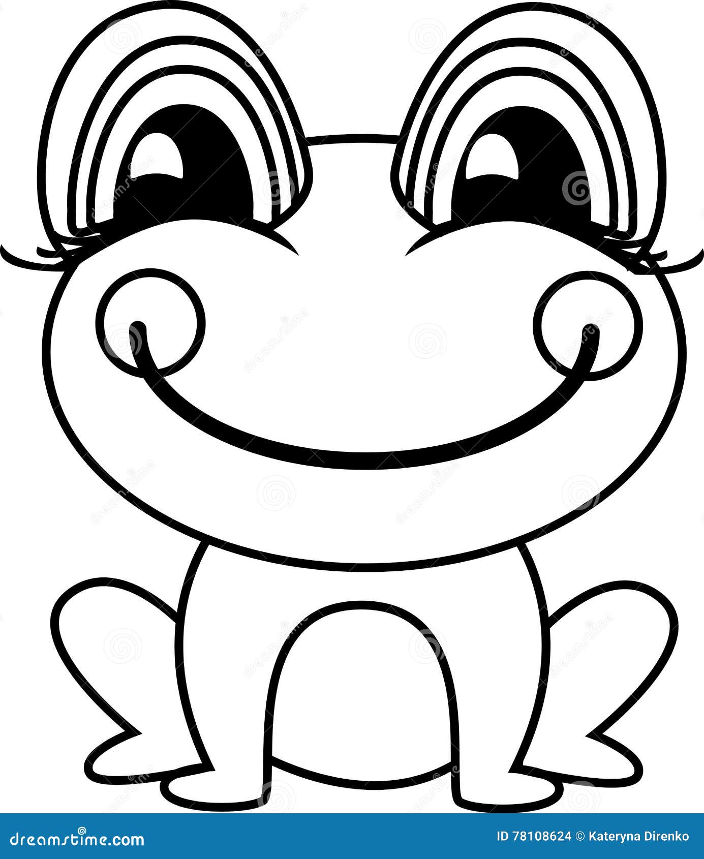 simple frog or toad  