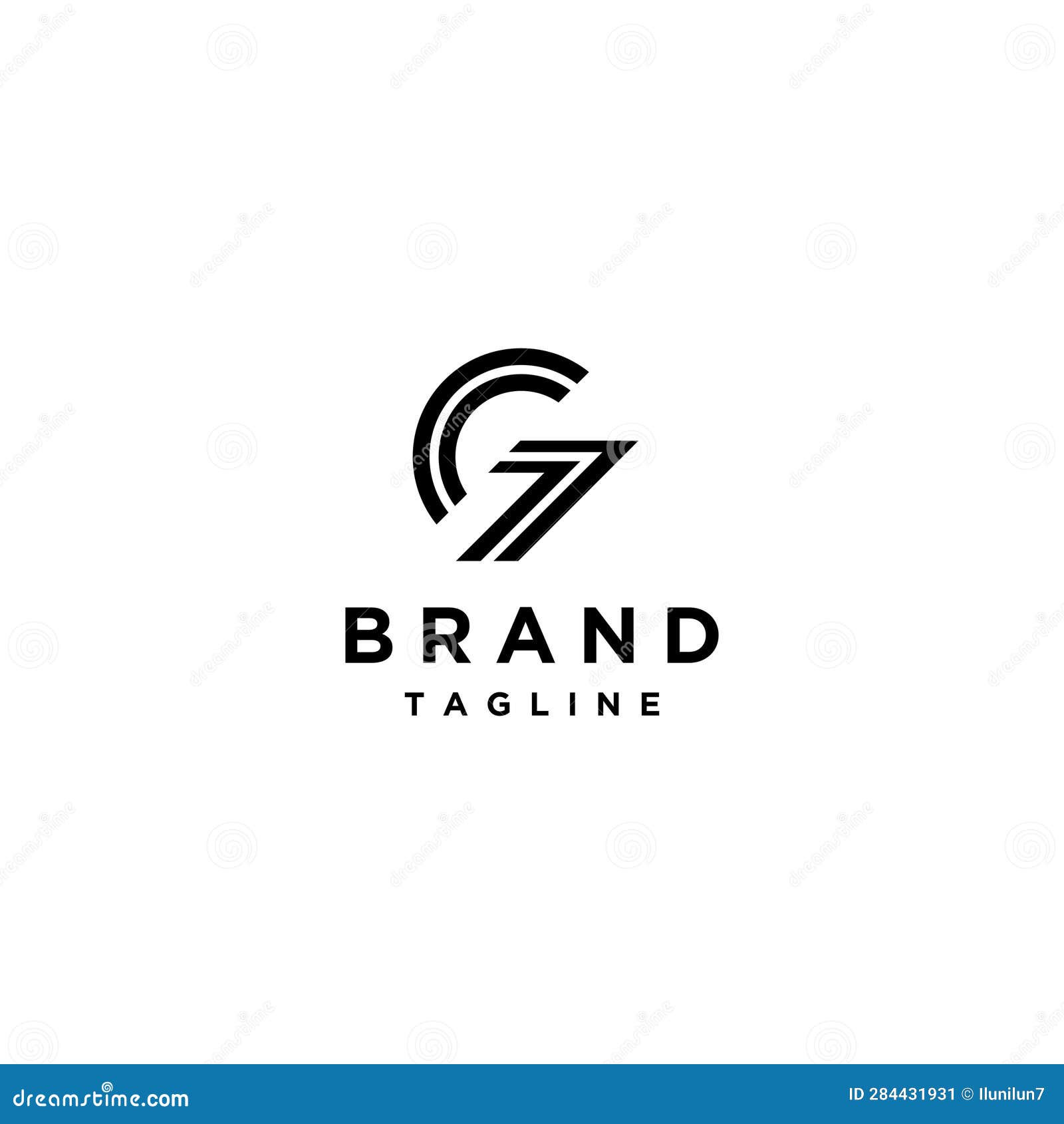 simple g7 double lines logo 