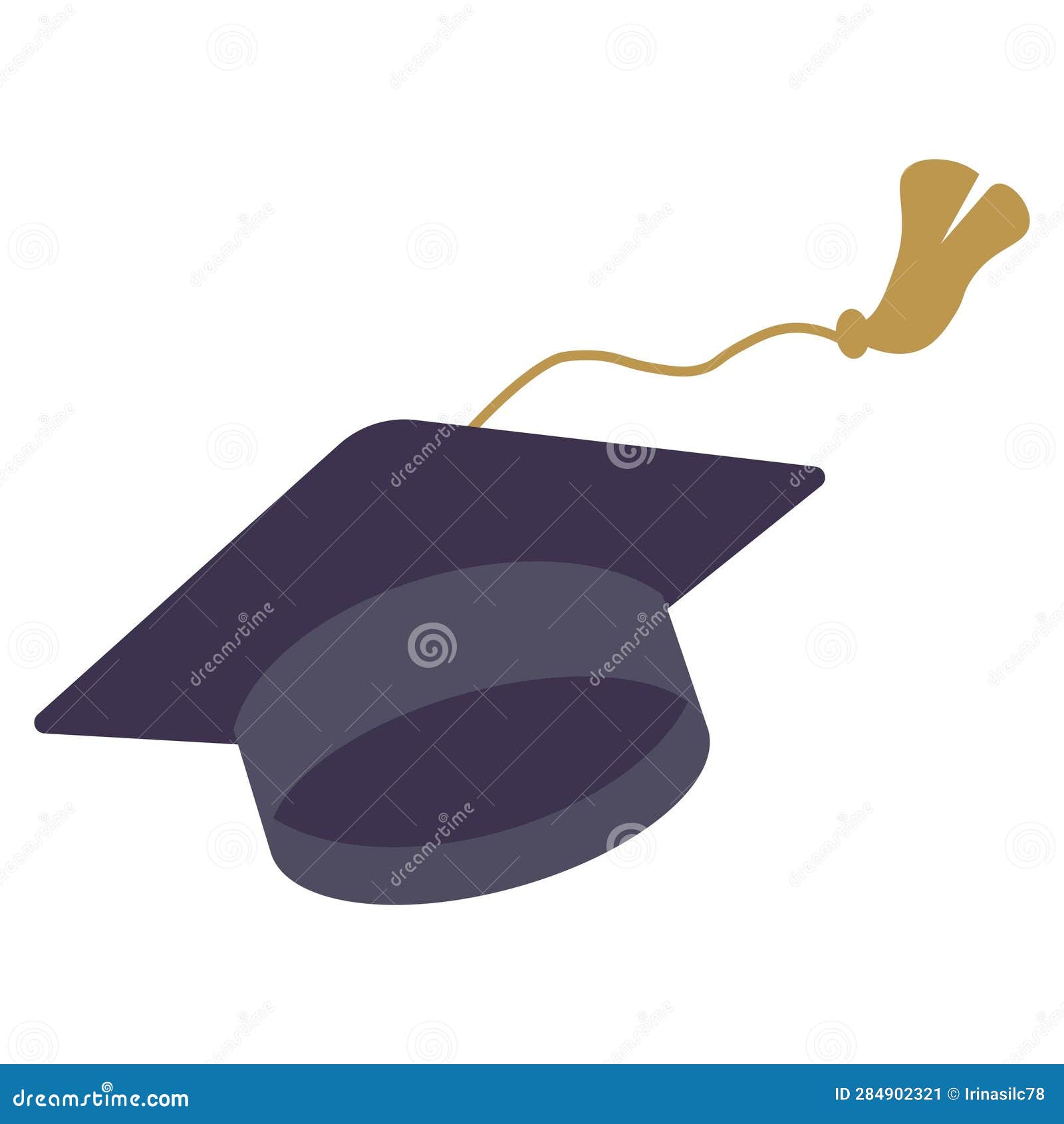 Simple Graduation Cap. Academic Cap. University Education Hat ...