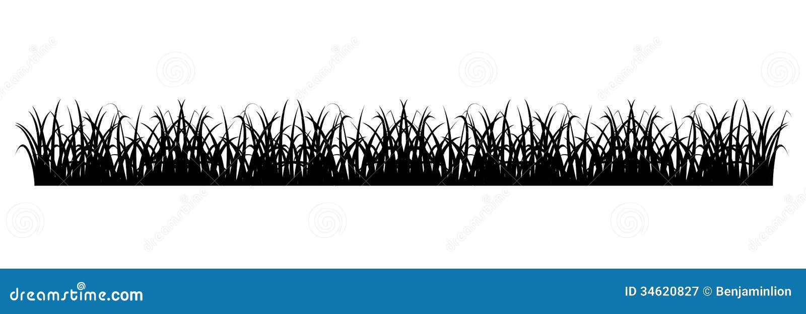 Simple Grass Silhouette stock vector. Illustration of grass - 34620827