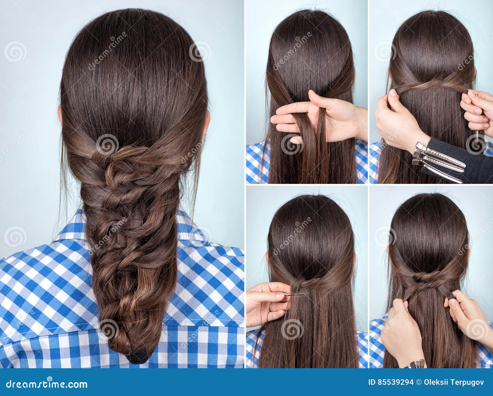 Simple hairstyle tutorial stock photo. Image of backstage - 85539294 Simple hairstyle tutorial stock photo. Image of backstage - 85539294