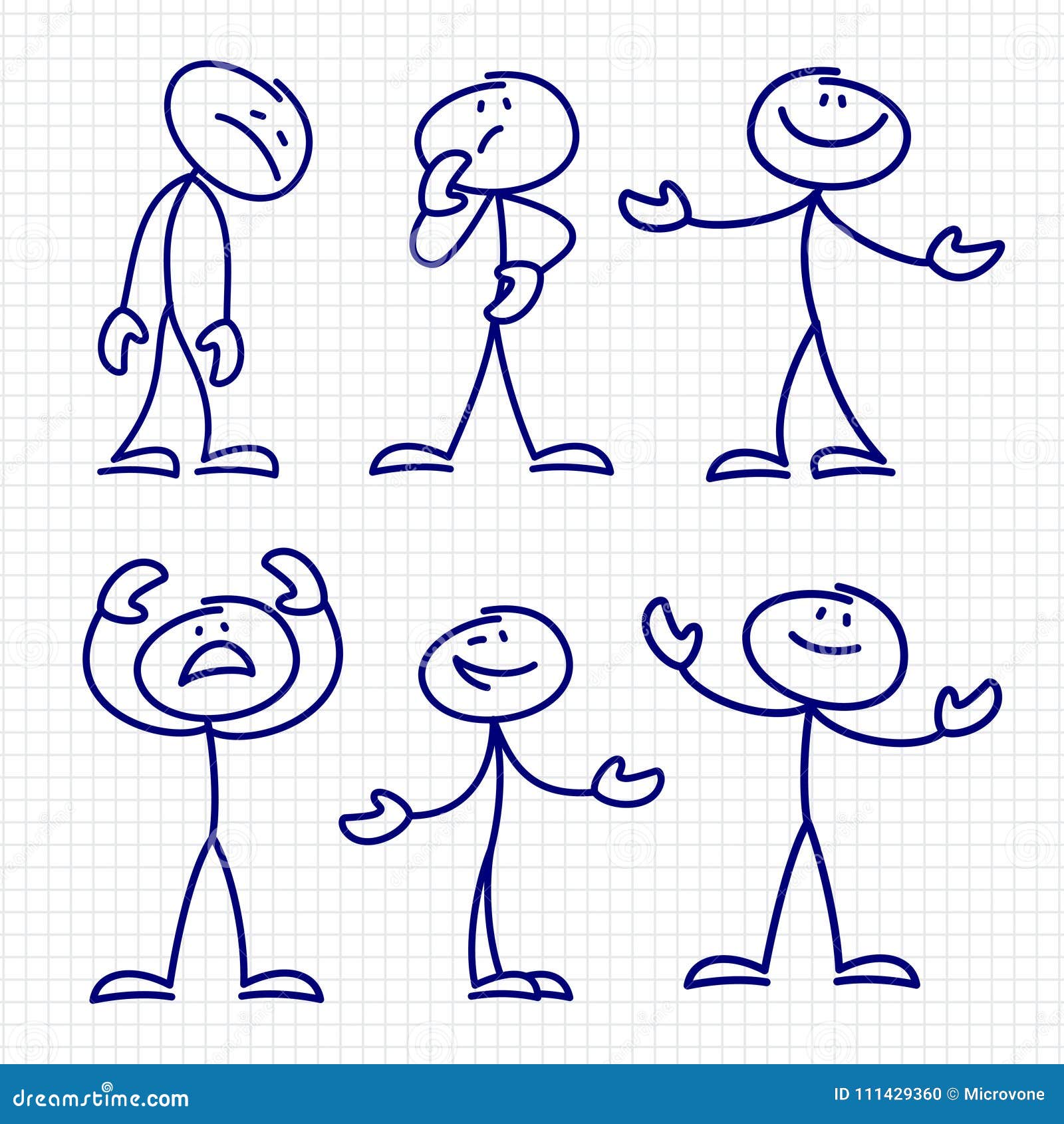 Simple Human Figures Drawing