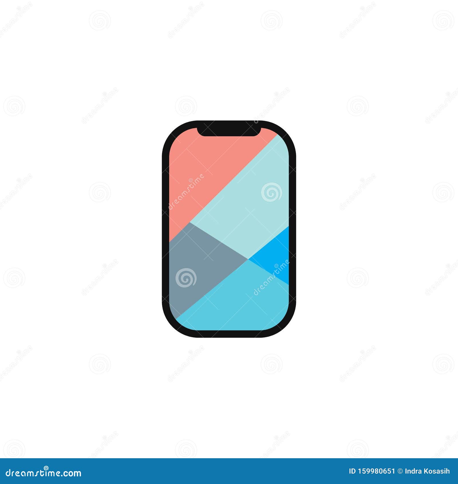 Simple Handphone Gadget Logo Technology Vector Icon Illustration Stock Vector Illustration Of Digital Device