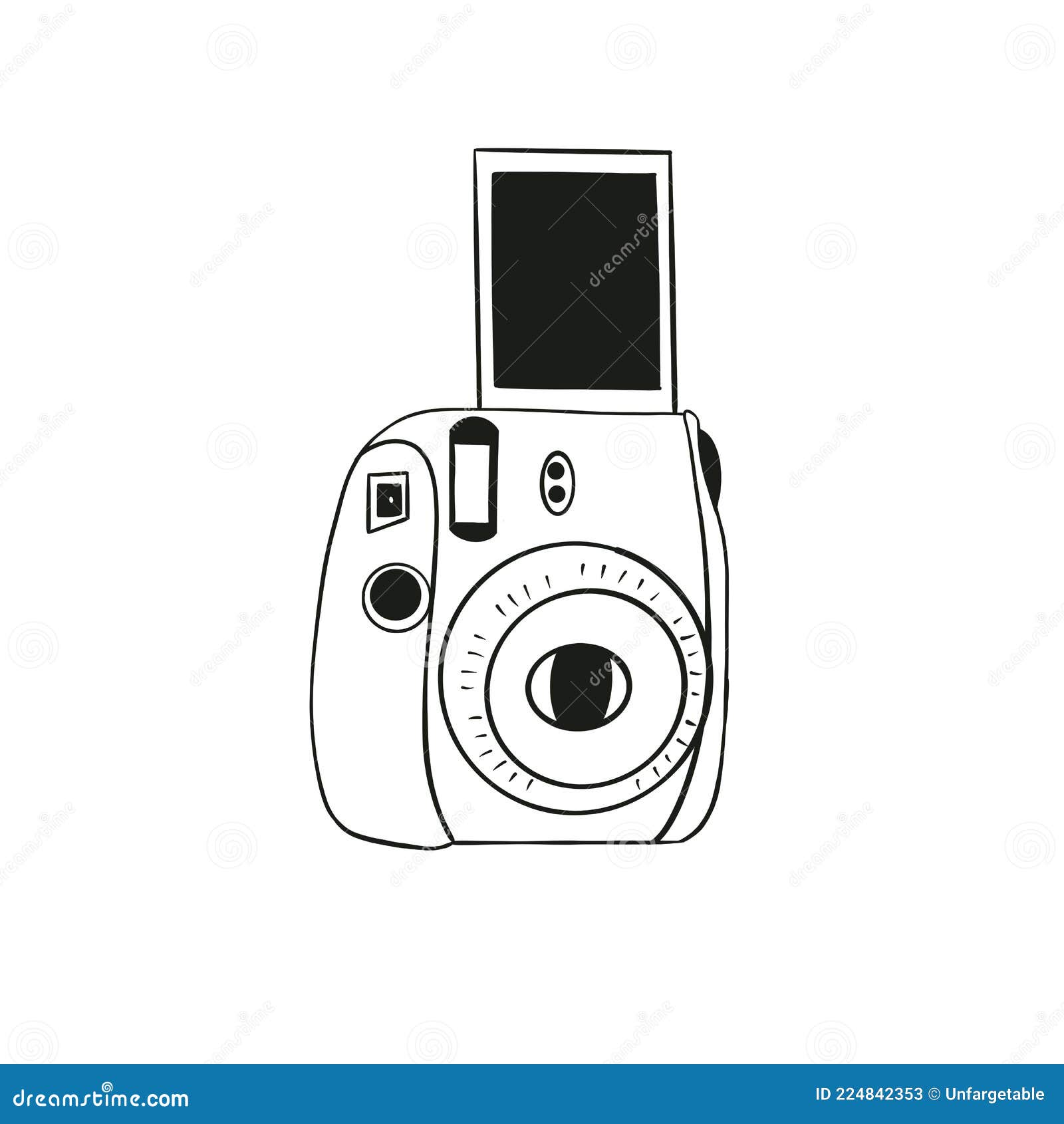 Video camera line art simple gadget icon Vector Image