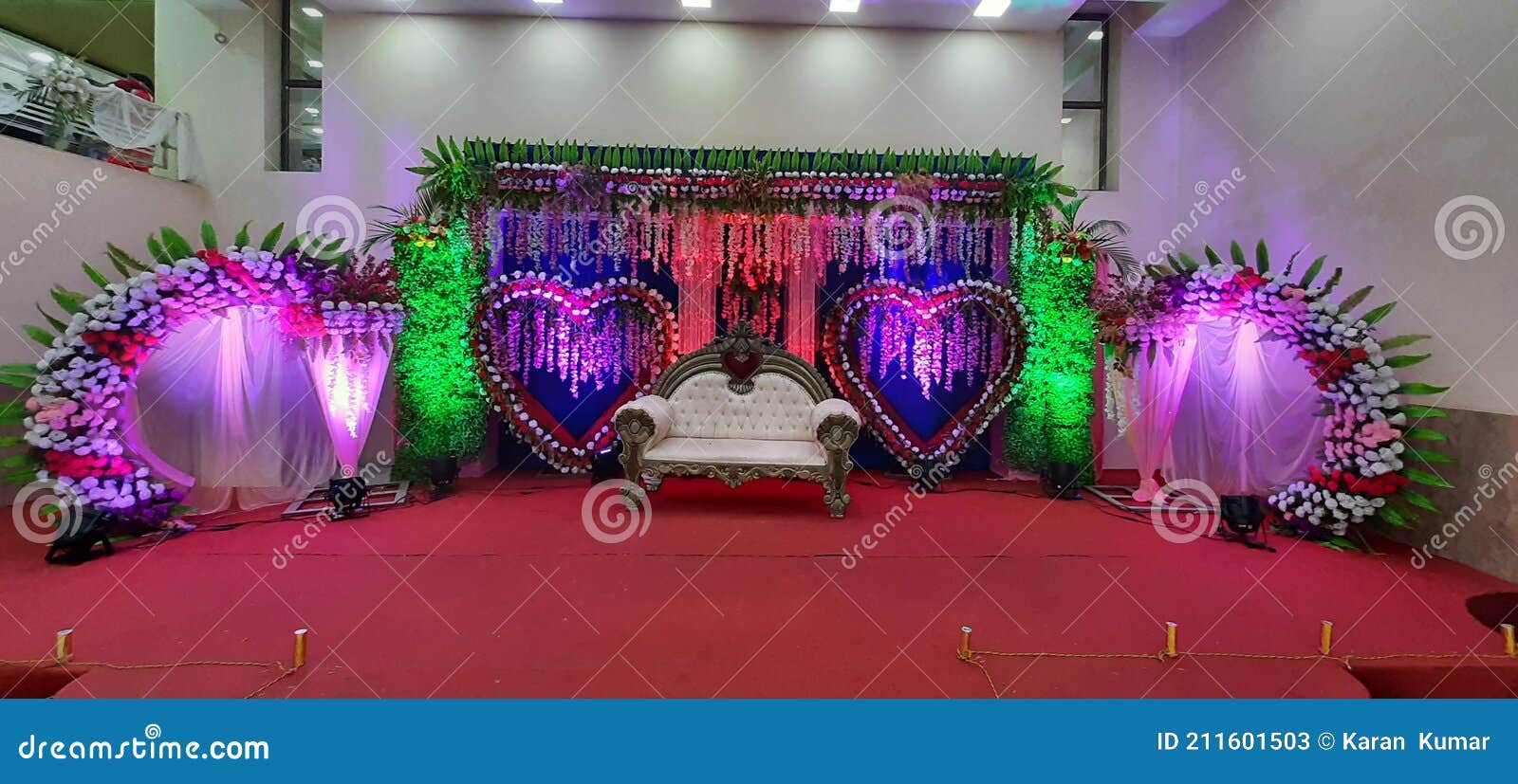 Simple Indian Marriage Decoration Stock Image - Image of ...