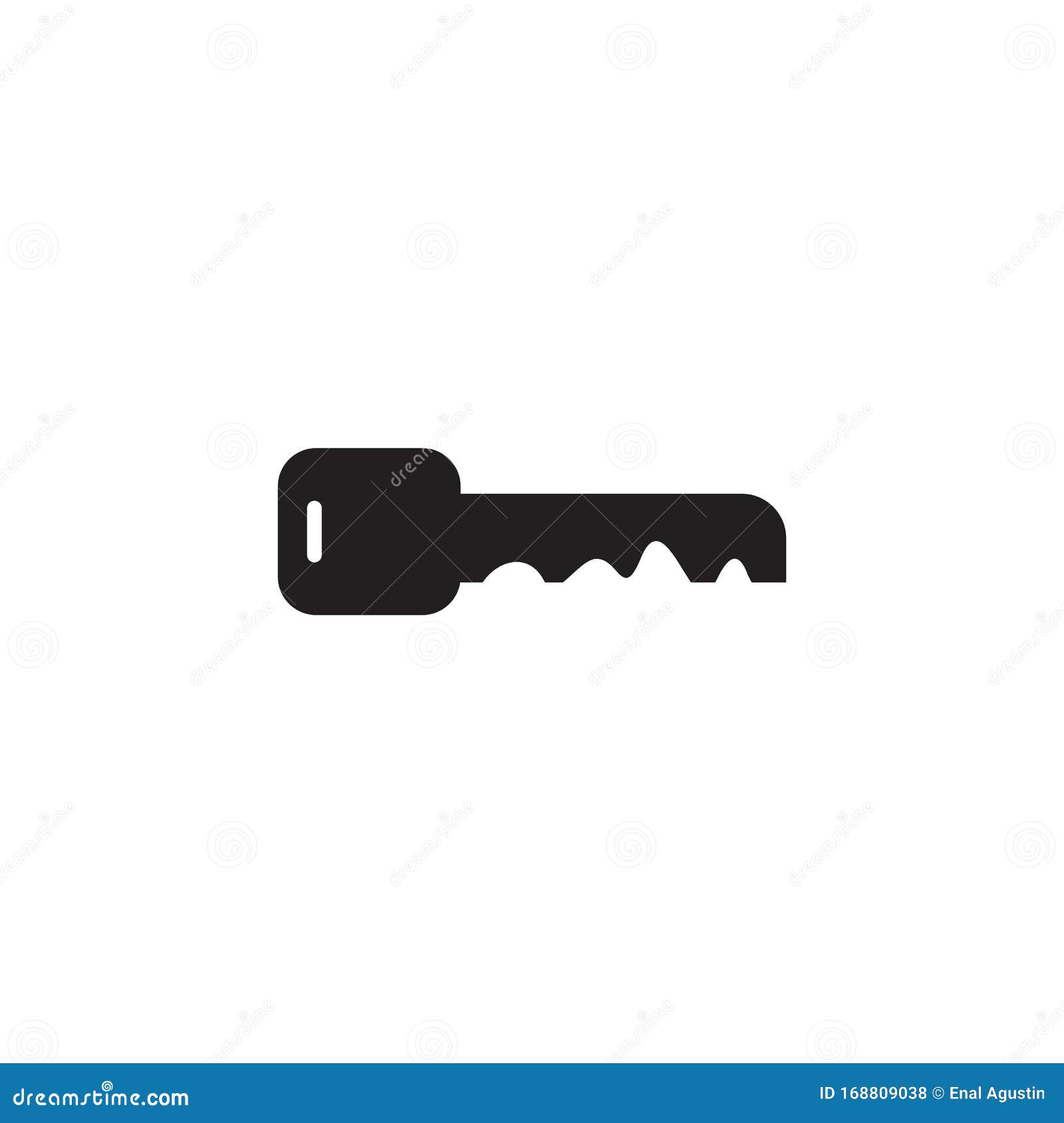 Simple Key Logo Icon Design Vector Template Stock Vector Illustration