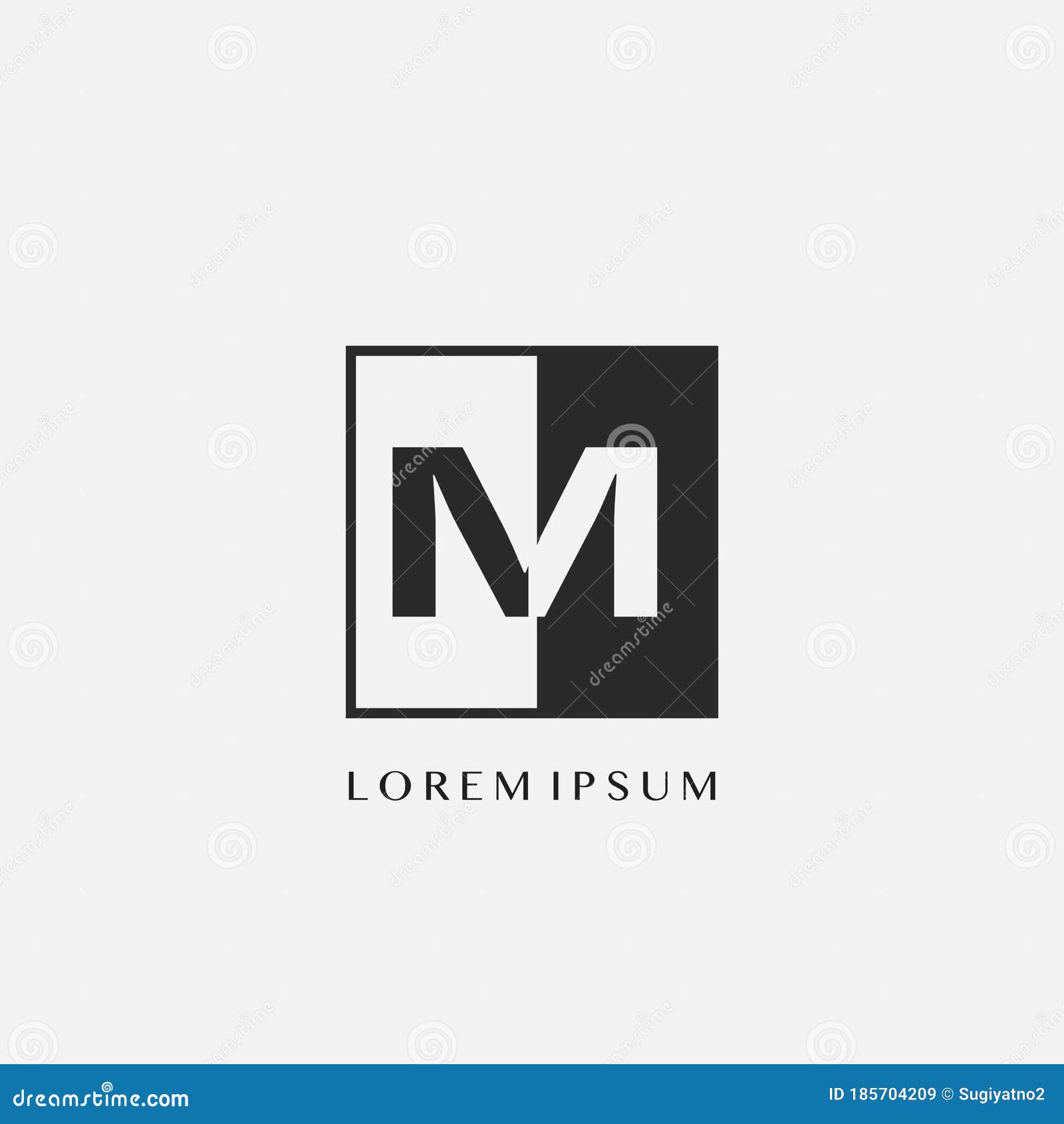 SET OF initial letter M logo vector design (2127846)