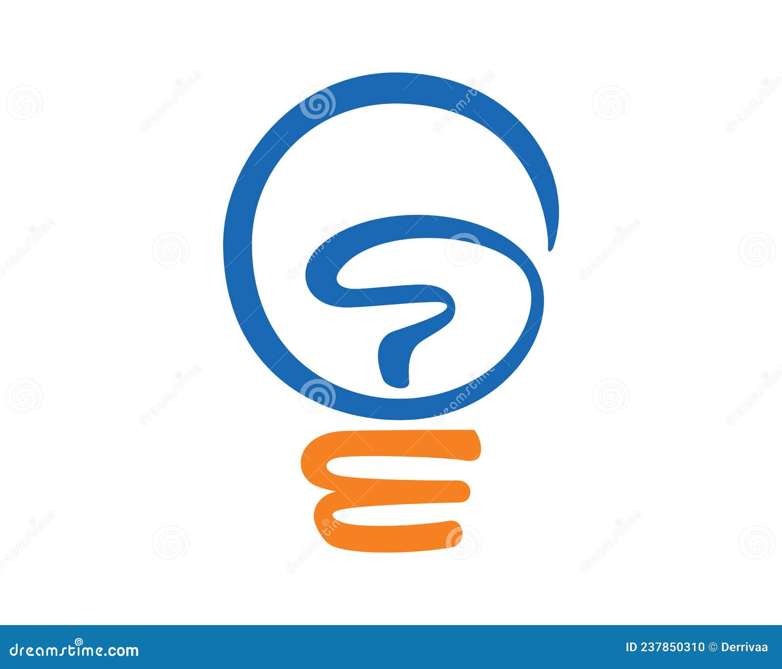 simple lightbulb as ization of idea