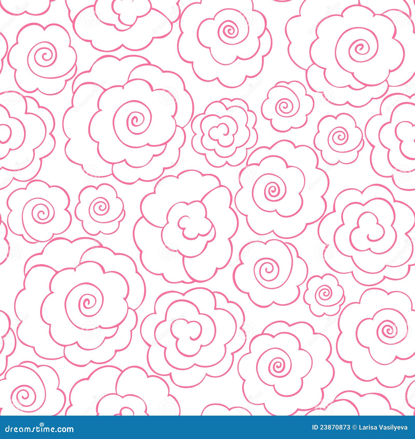 Simple line roses stock vector. Illustration of banner 23870873