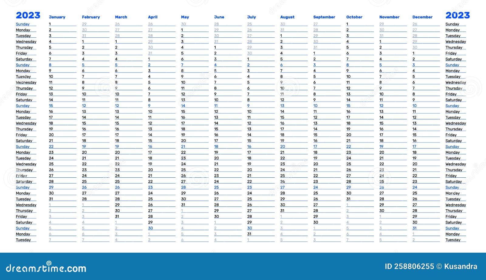 simple-linear-calendar-yearly-planner-template-for-2023-with-vertical