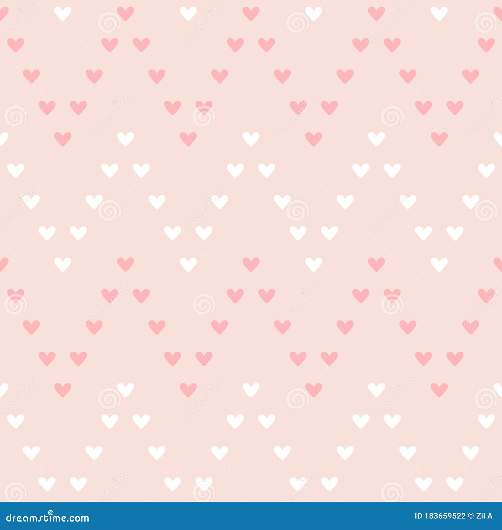 Simple Love Heart Zigzag Pink Monochrome Seamless Pattern Background  Wallpaper Stock Vector - Illustration of banner, happy: 183659522