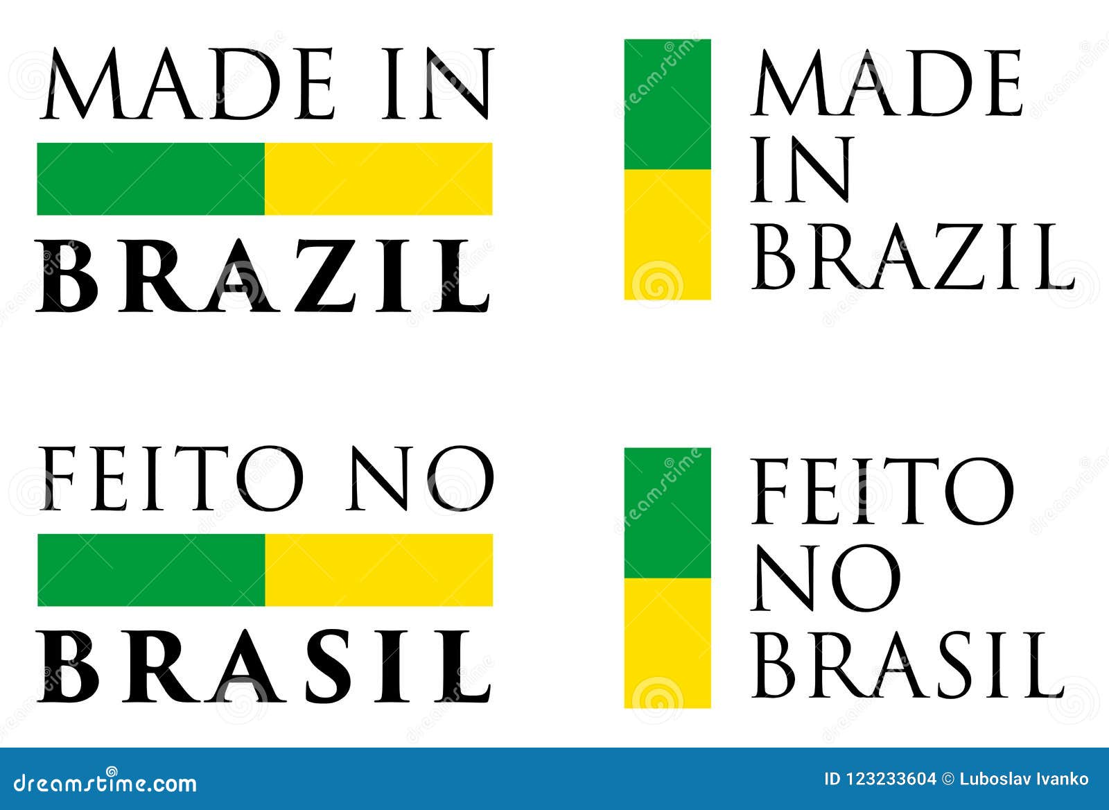 simple made in brazil / feito no brasil portuguese translation
