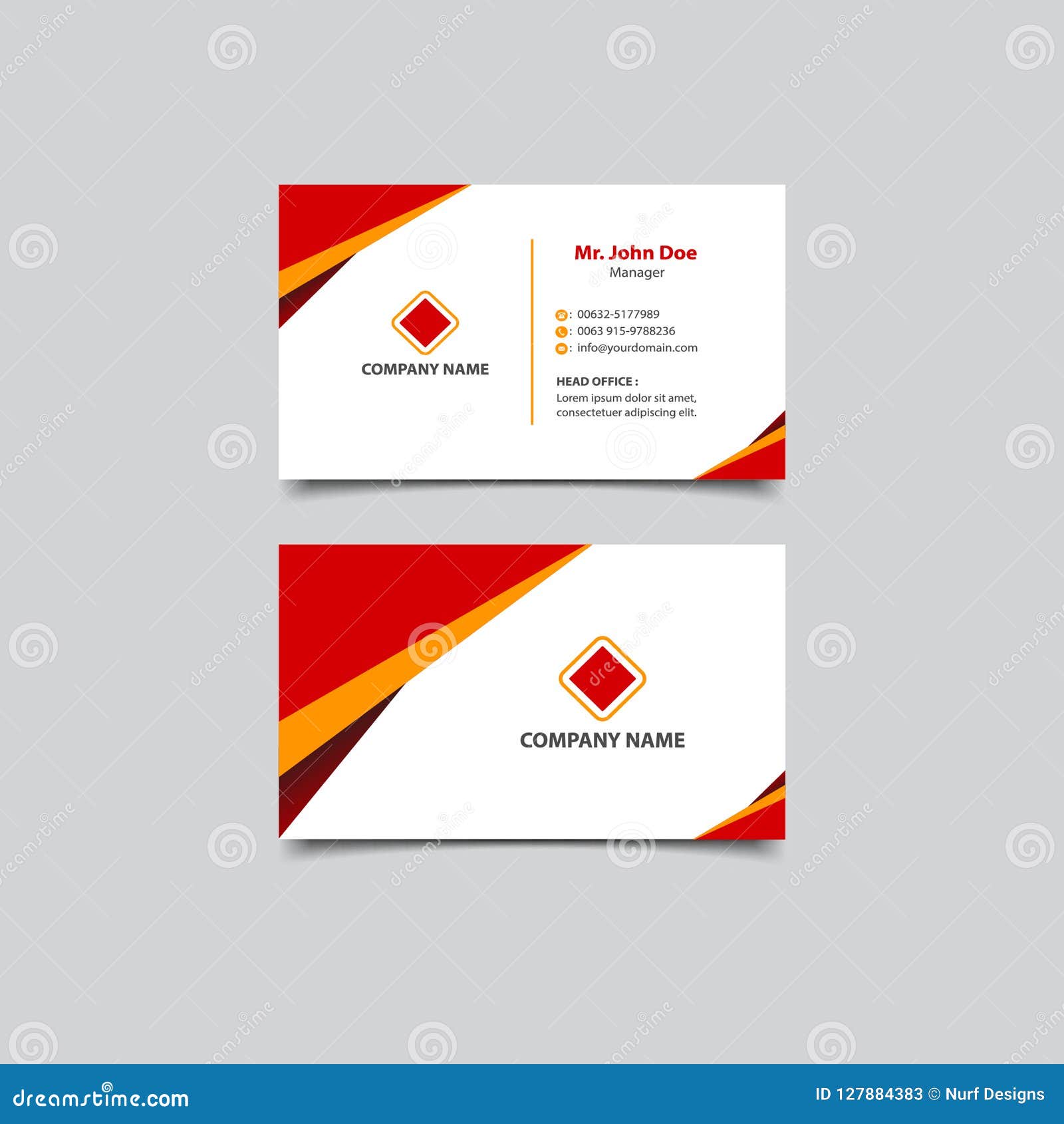Simple And Modern Business Card Template Design Stock Vector Illustration Of Company Card Simple And Modern Business Card Template Design Stock Vector Illustration Of Company Card
