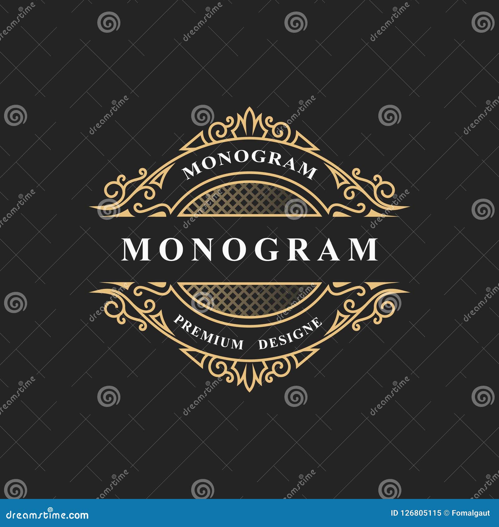 simple monogram . luxury volumetric logo template. 3d line ornament. elegant frame for business sign, badge, crest, label, b