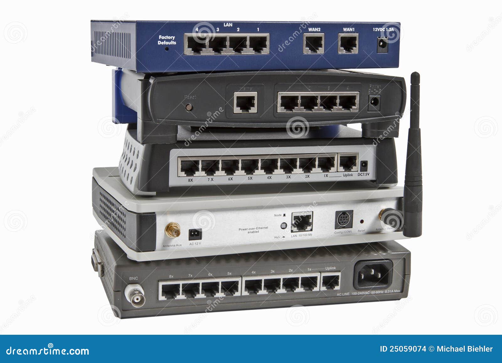 Simple network equipment stock photo. Image of wlan, technology 25059074