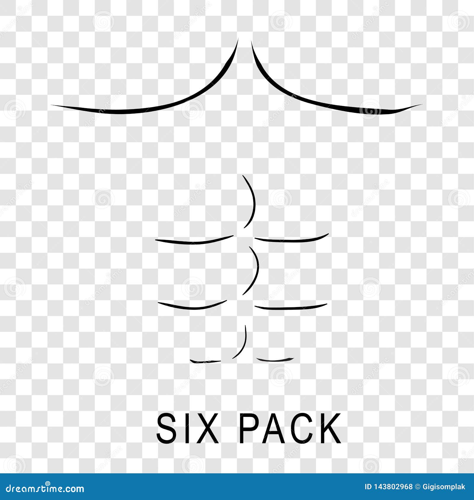 How To Draw A Six Pack Step By Step