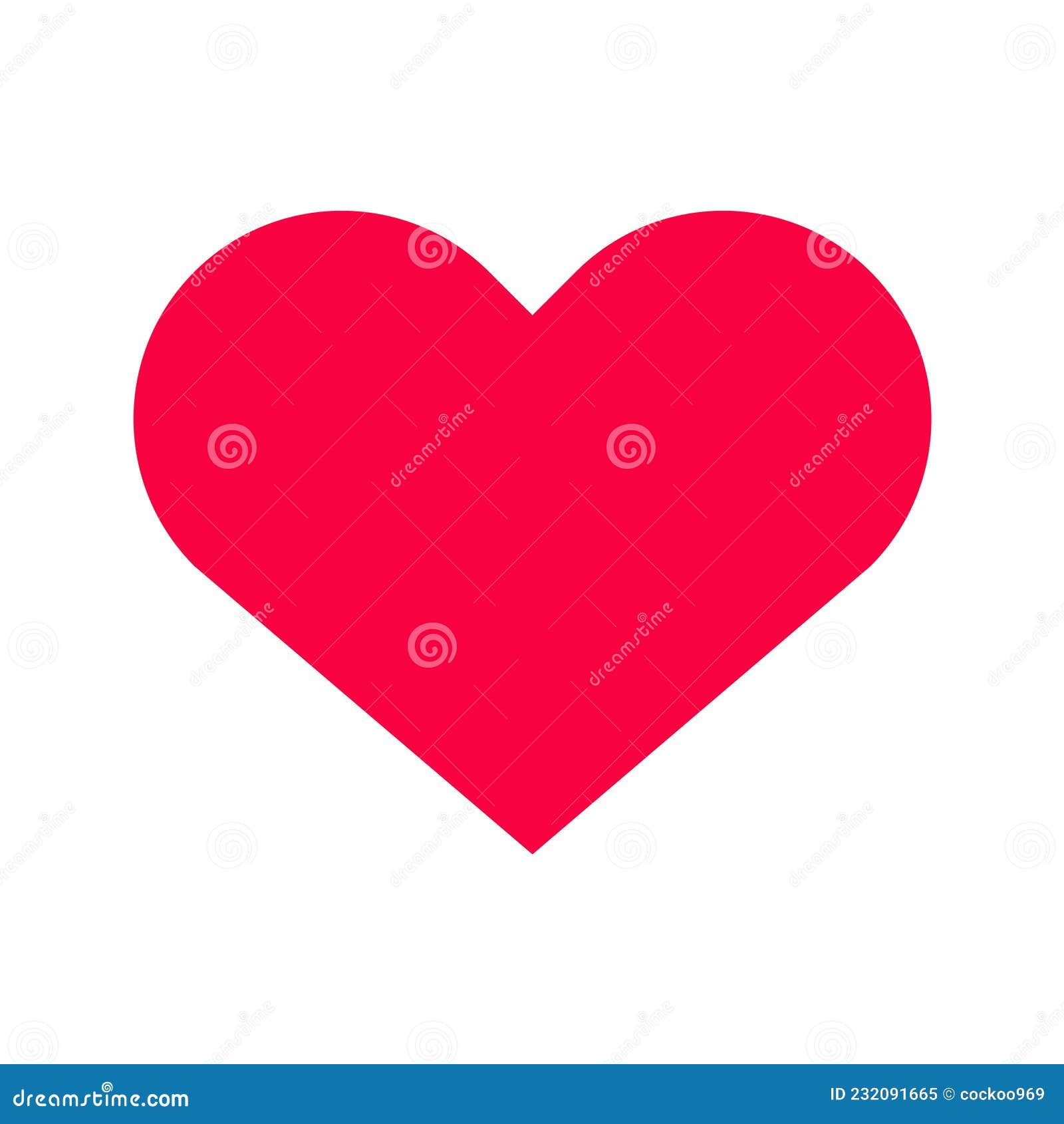simple pink heart icon 