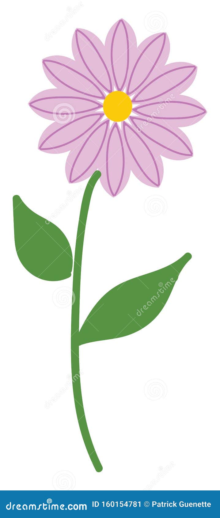 Purple Flowers Drawing Easy / How To Draw A Flower Step By Step