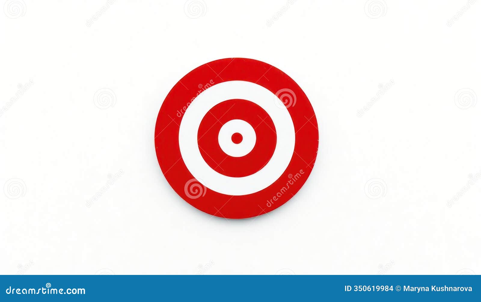 simple red, white target on white background. minimalist . goal oriented. achieving objective. geometric . success