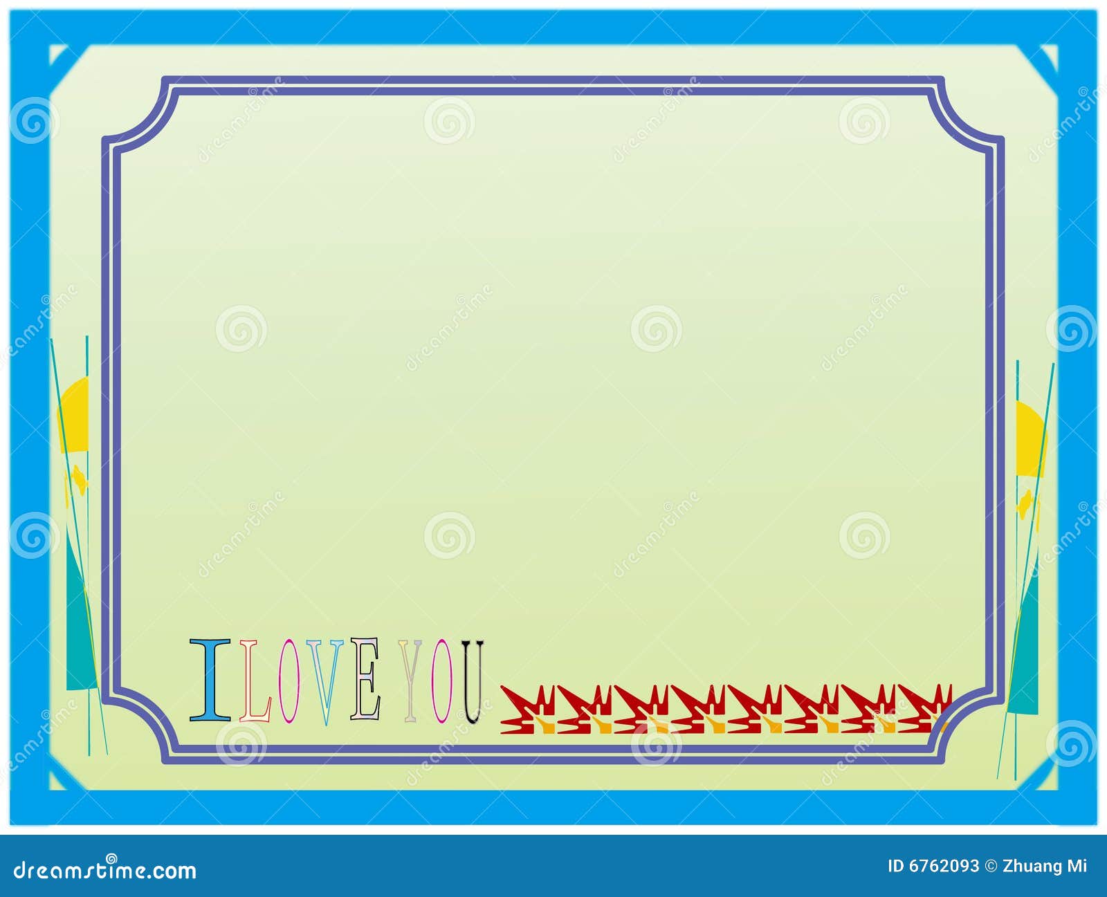 Simple scrapbook frame stock vector. Illustration of decorative - 6762093