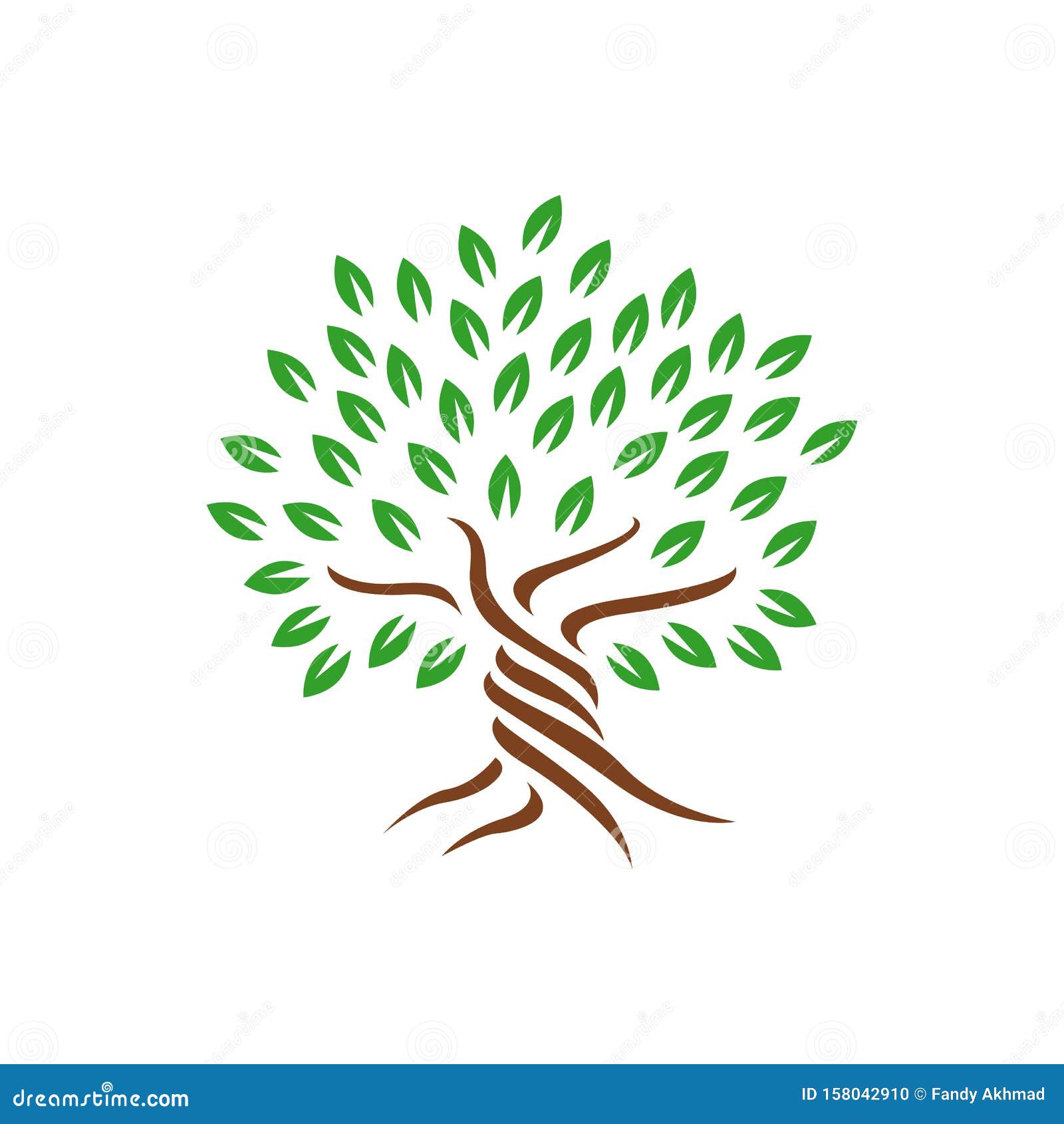 simple silhouette of tree logo  graphics s