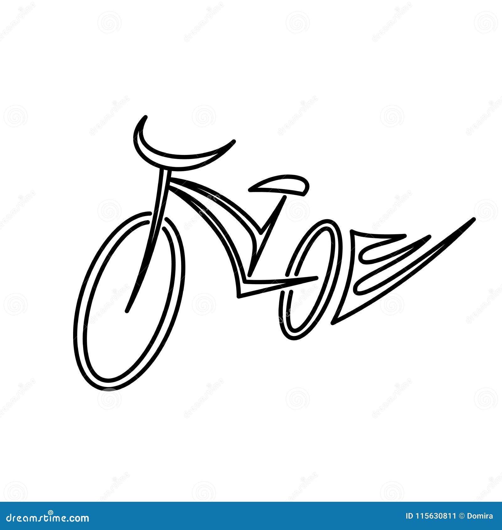 Bike Bicycle Ride - Bike Simple Drawing Transparent PNG - 980x561 - Free  Download on NicePNG