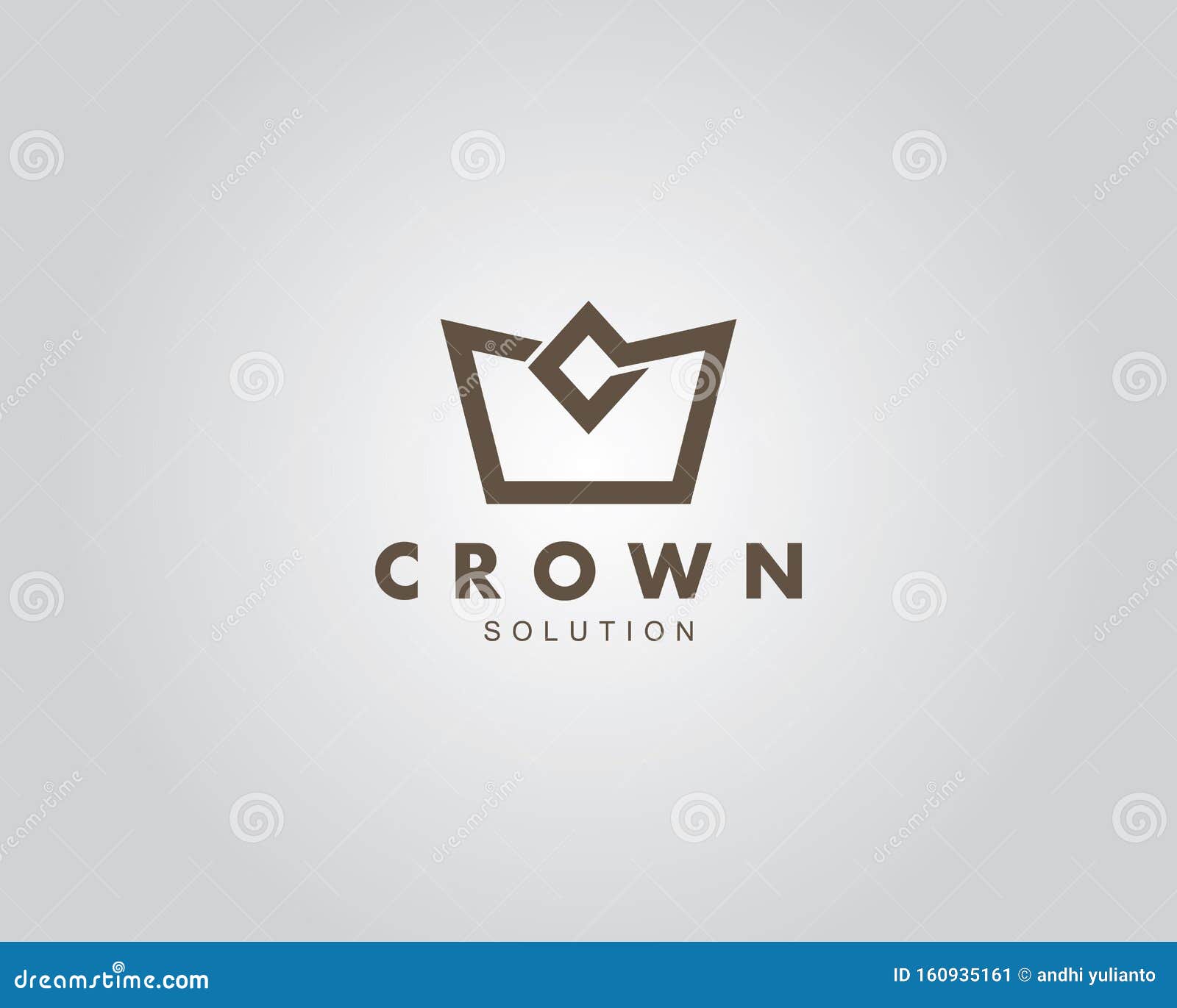 Simple And Sophisticated Crown Vector Logo Design For Jewelry Fabrication And Clothing Brand Stock Illustration Illustration Of Crown White