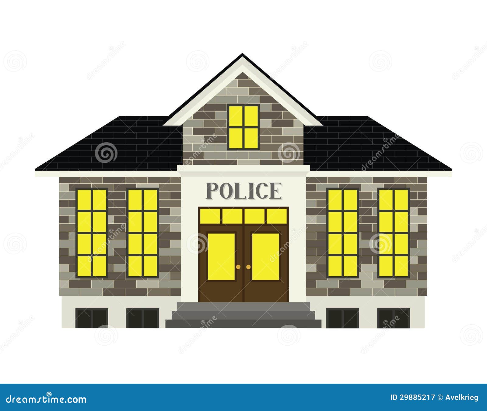 Police Station Royalty Free Stock Photography - Image: 29885217