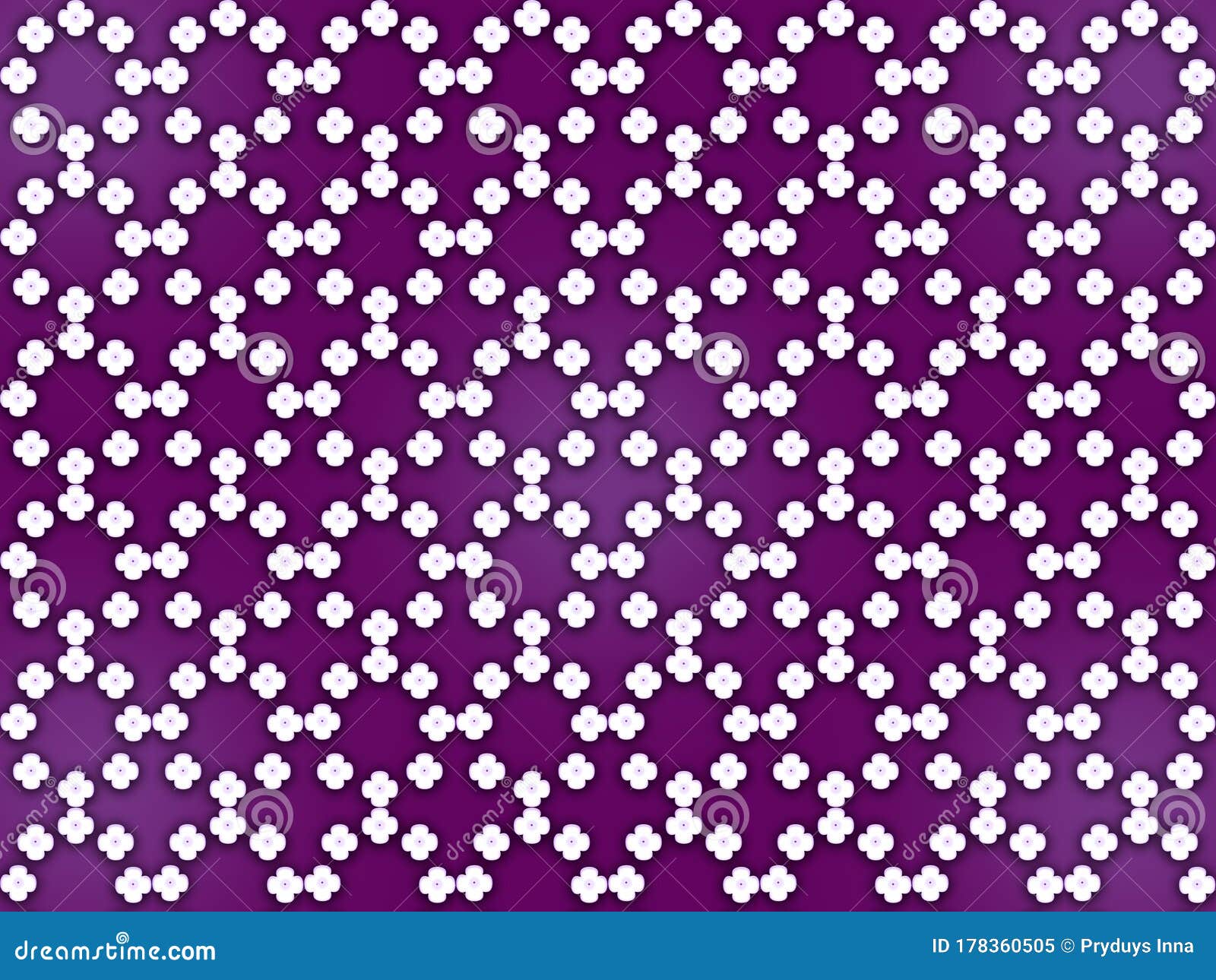 simple texture of flowers. ornament of white flowers on a purple background.