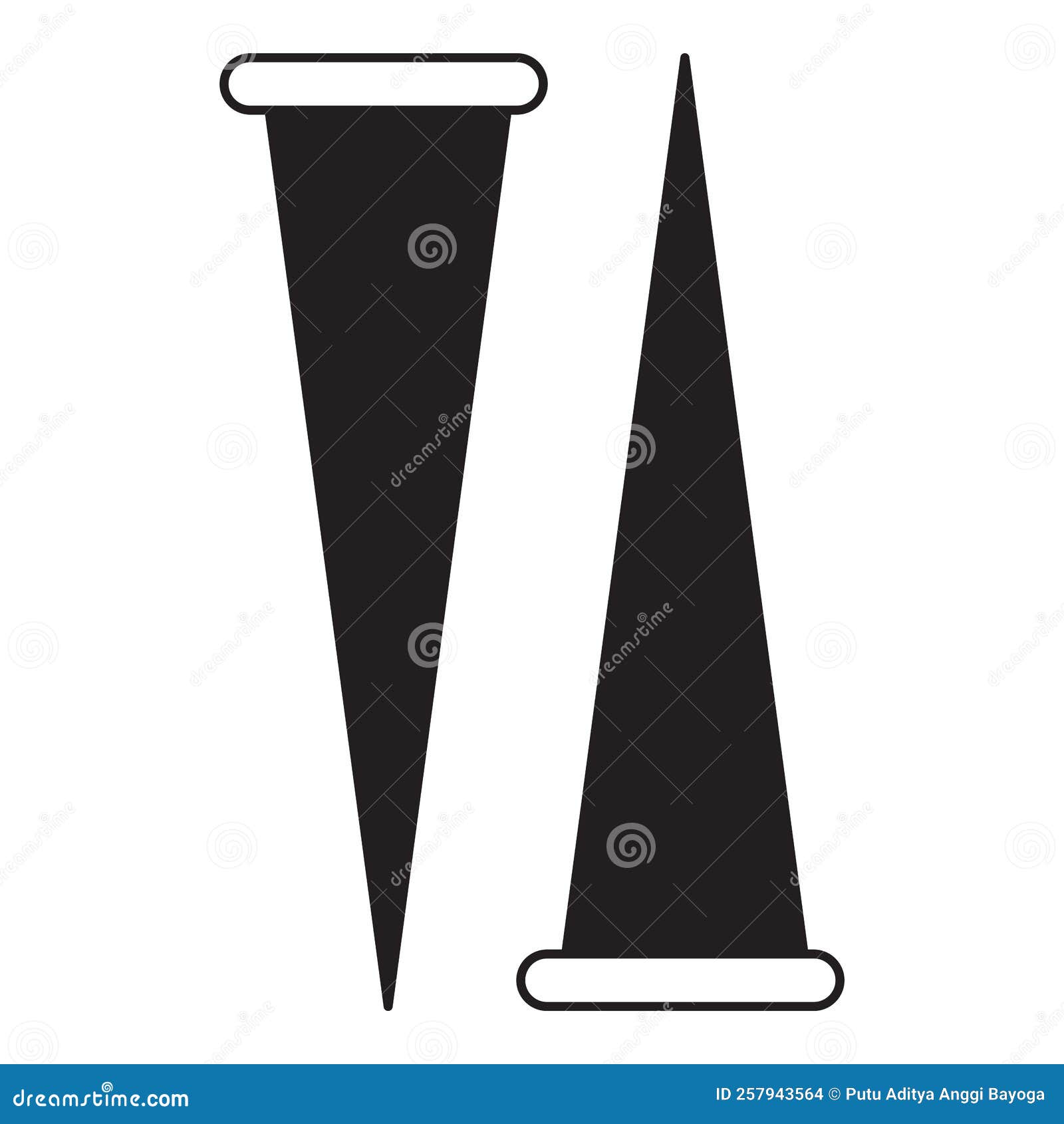 Simple Trumpet Stock Vector Illustration Of Flat Vector 257943564 trumpet-outline-musical-instrument-vector-isolated-silhouette-simple