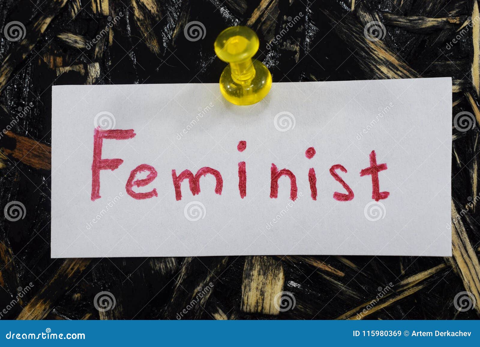 a simple and understandable inscription, feminist