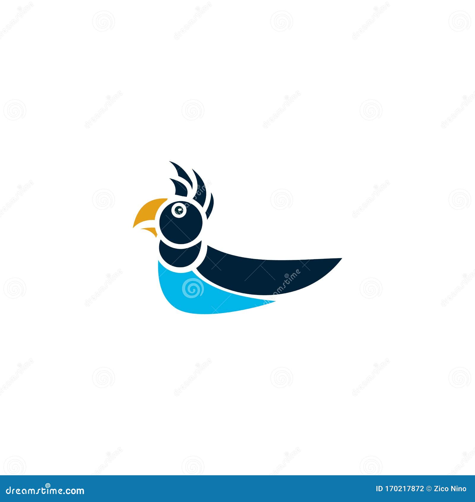 Bird Animation for Logos or Cartoon Characters Stock Illustration -  Illustration of graphic, colorful: 170217872