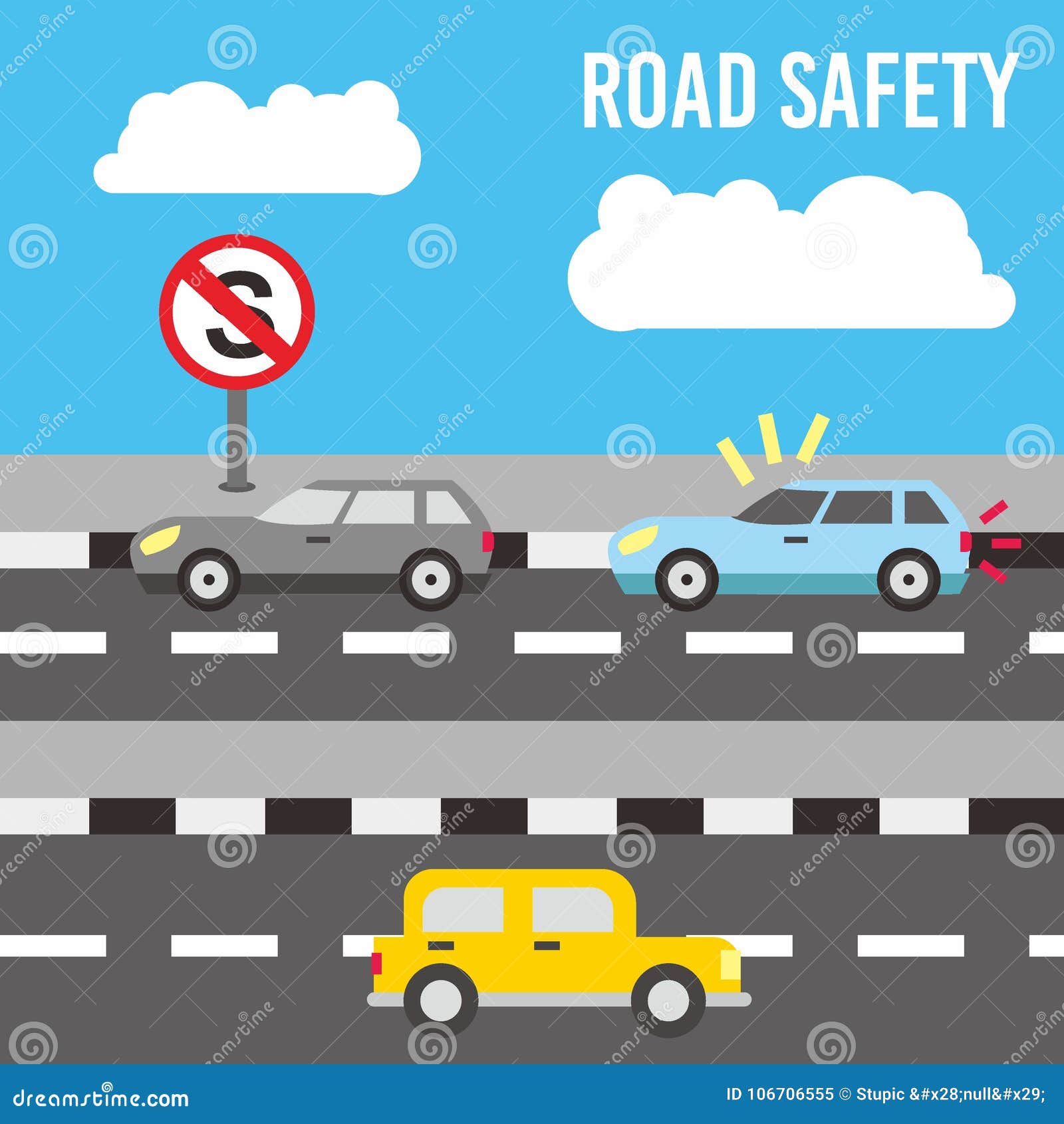 Different Scenes With Road Safety Illustration Royalty Free SVG, Cliparts,  Vectors, and Stock Illustration. Image 56548926.