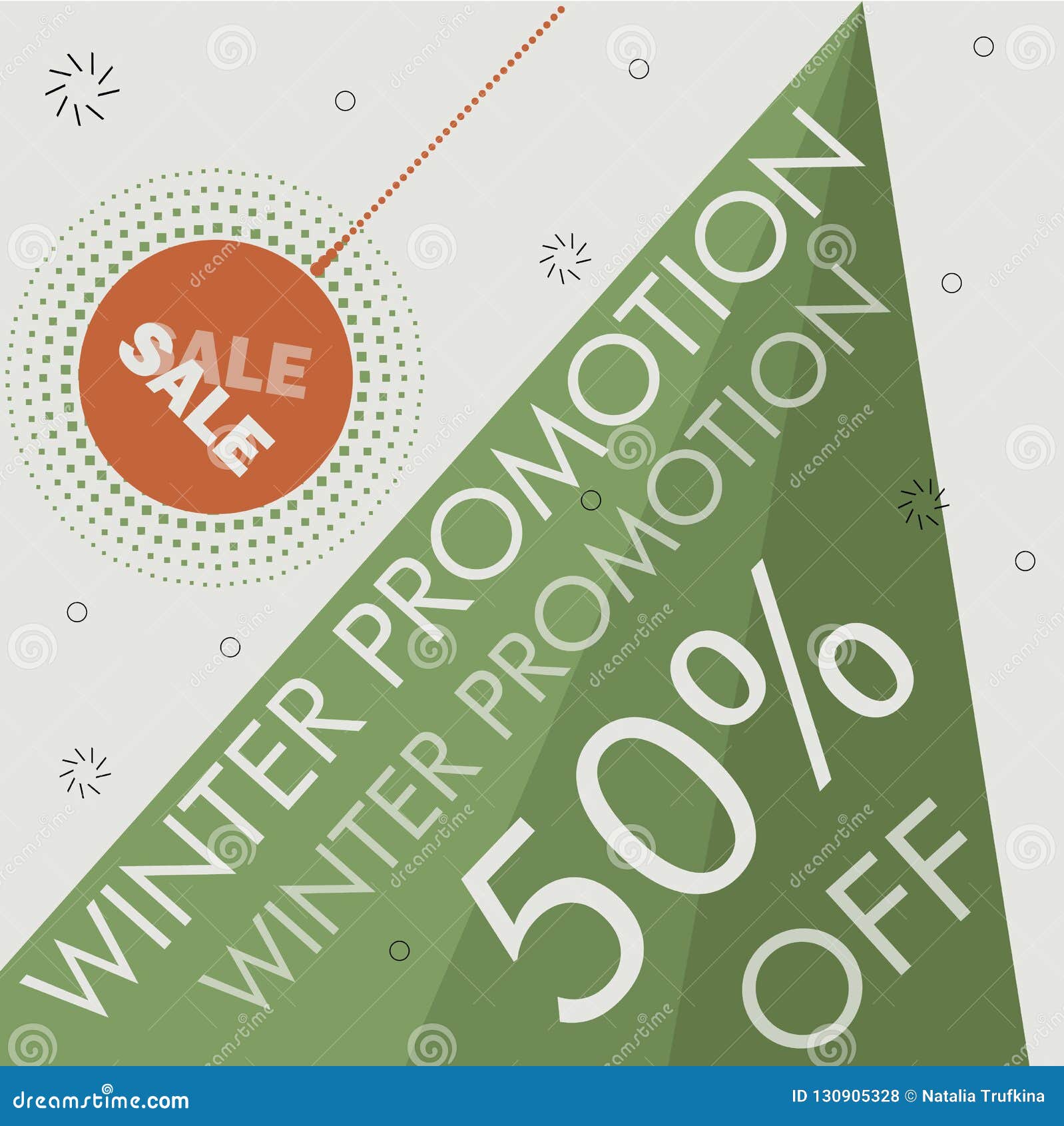 simple  background with promotion text.