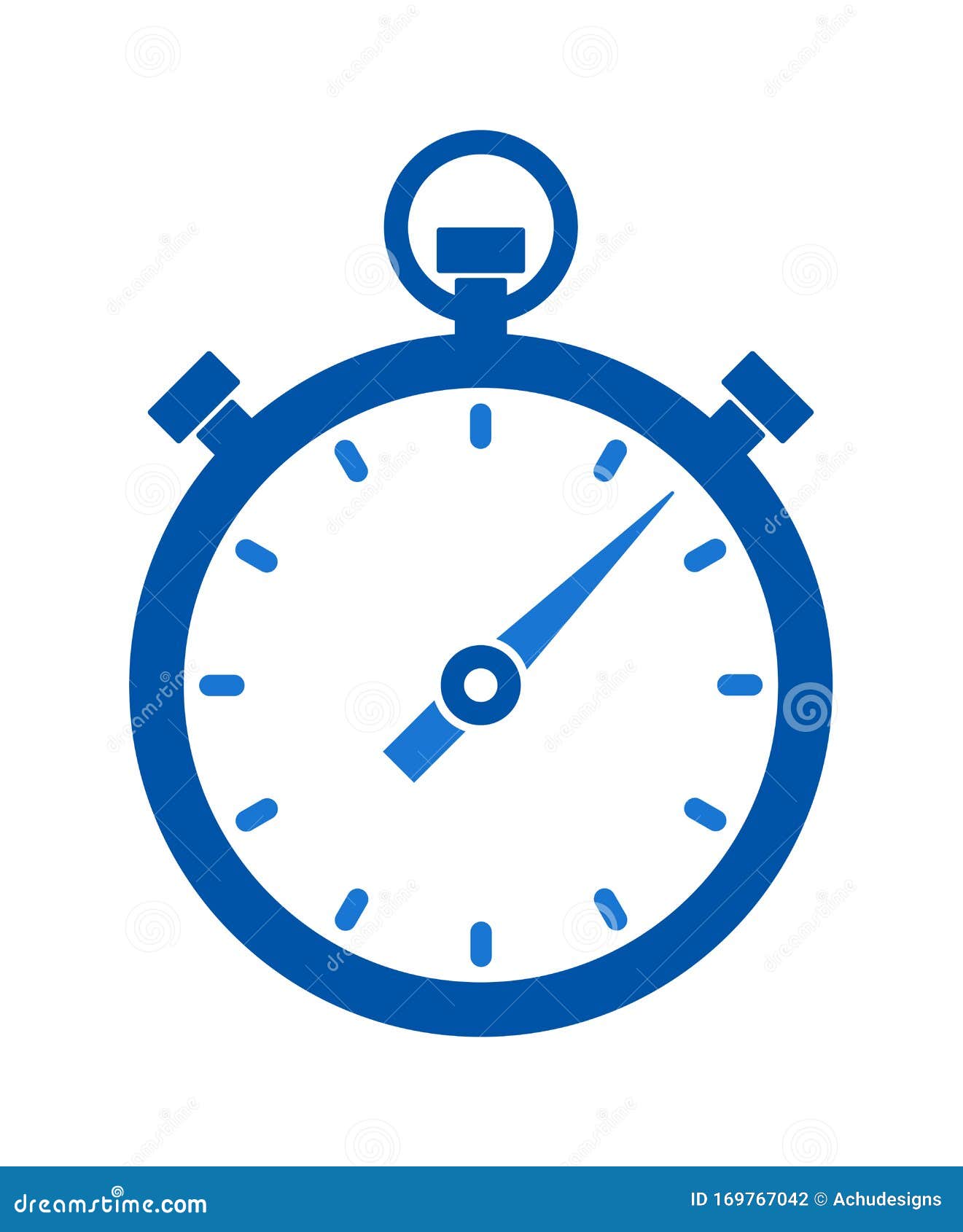 Stopwatch timer clock icon stock vector. Illustration of improve 169767042