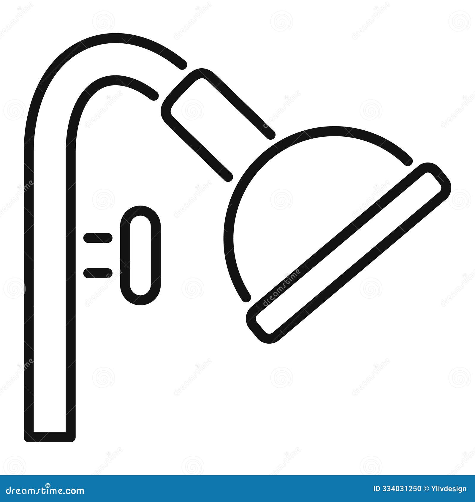 eco friendly shower head saving water resources icon