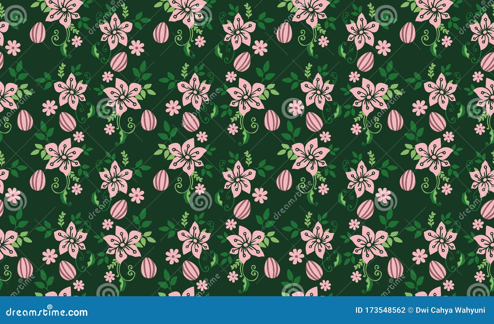 Simple Wallpaper for Easter, with Seamless Leaf and Flower Pattern Background Design Stock Vector - Illustration of cute, floral: 173548562 Simple Wallpaper for Easter, with Seamless Leaf and Flower Pattern Background Design Stock Vector - Illustration of cute, floral: 173548562