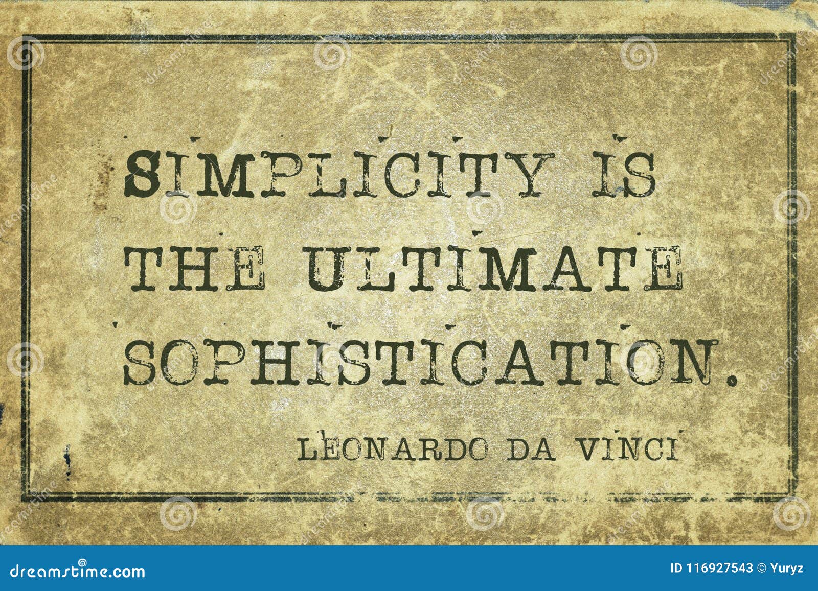 simplicity is davinci