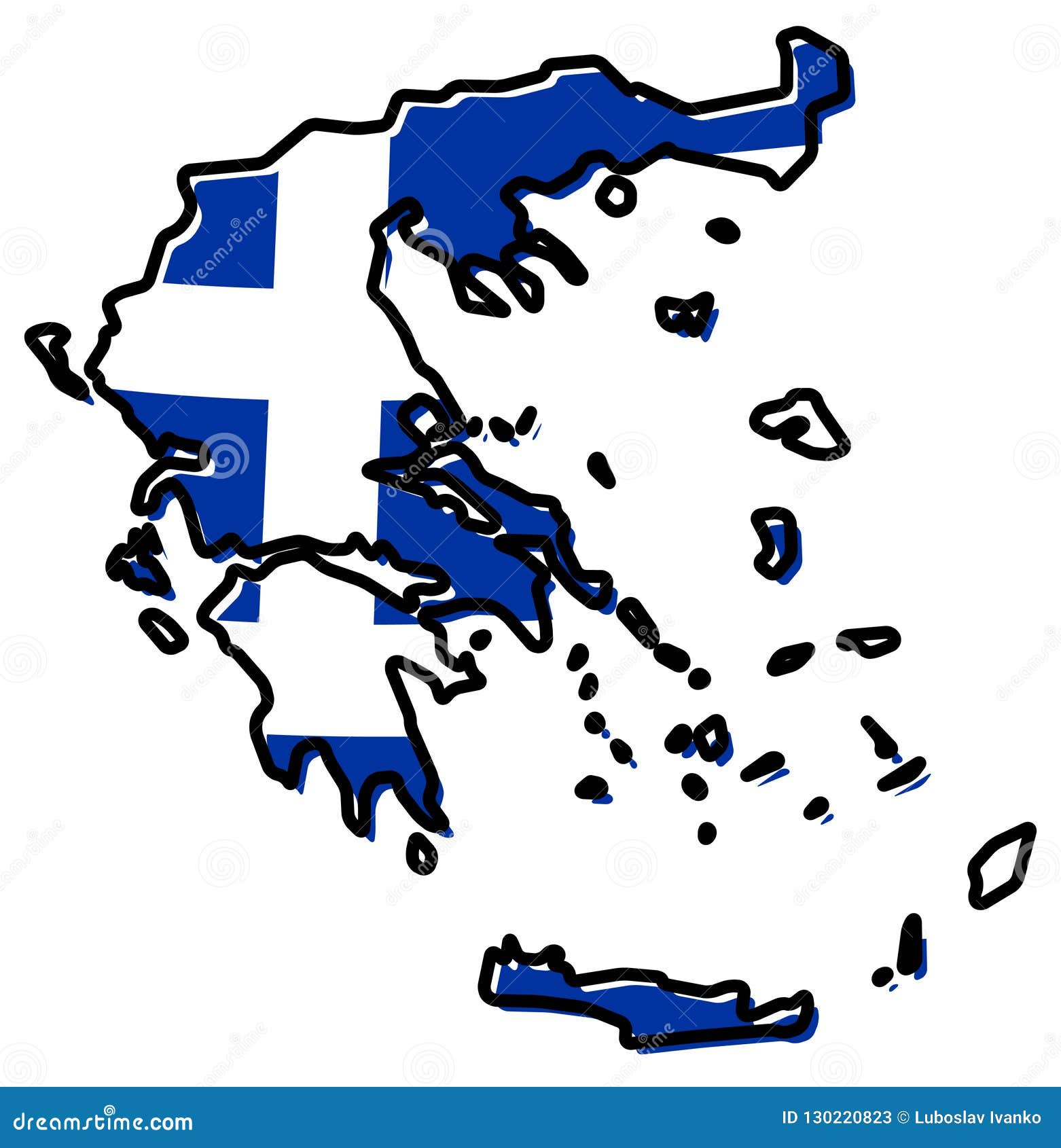 Blank Outline Map Of Greece